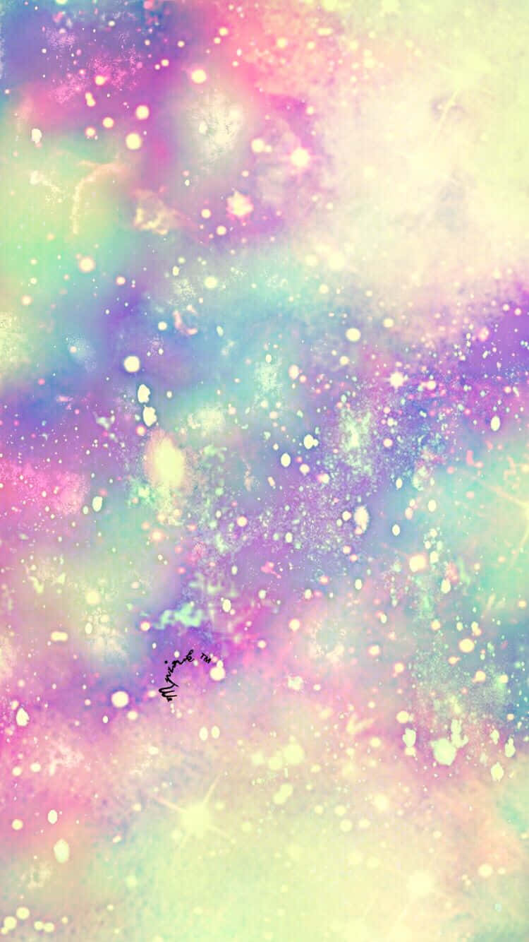 Start The Journey To Explore The Beautiful Colors Of The Cute Pastel Galaxy! Background