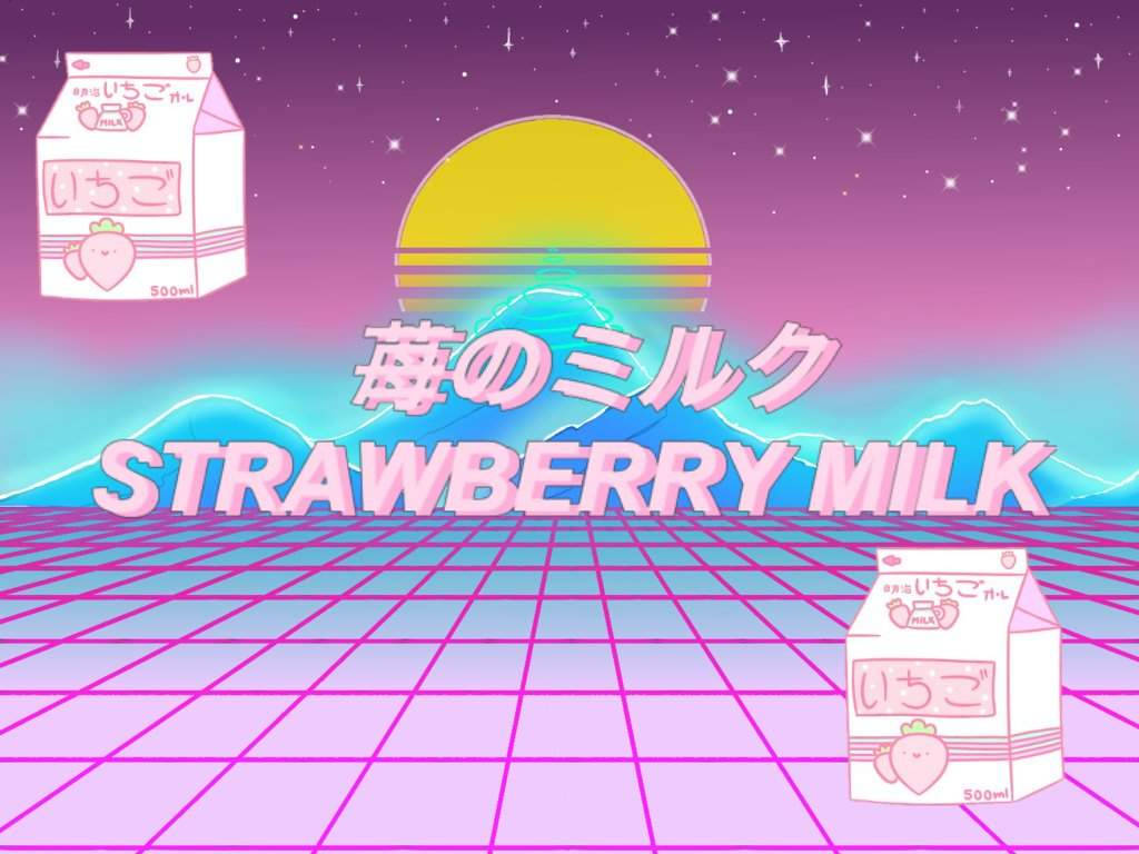 Start Your Day Off With Delicious Strawberry Milk! Background