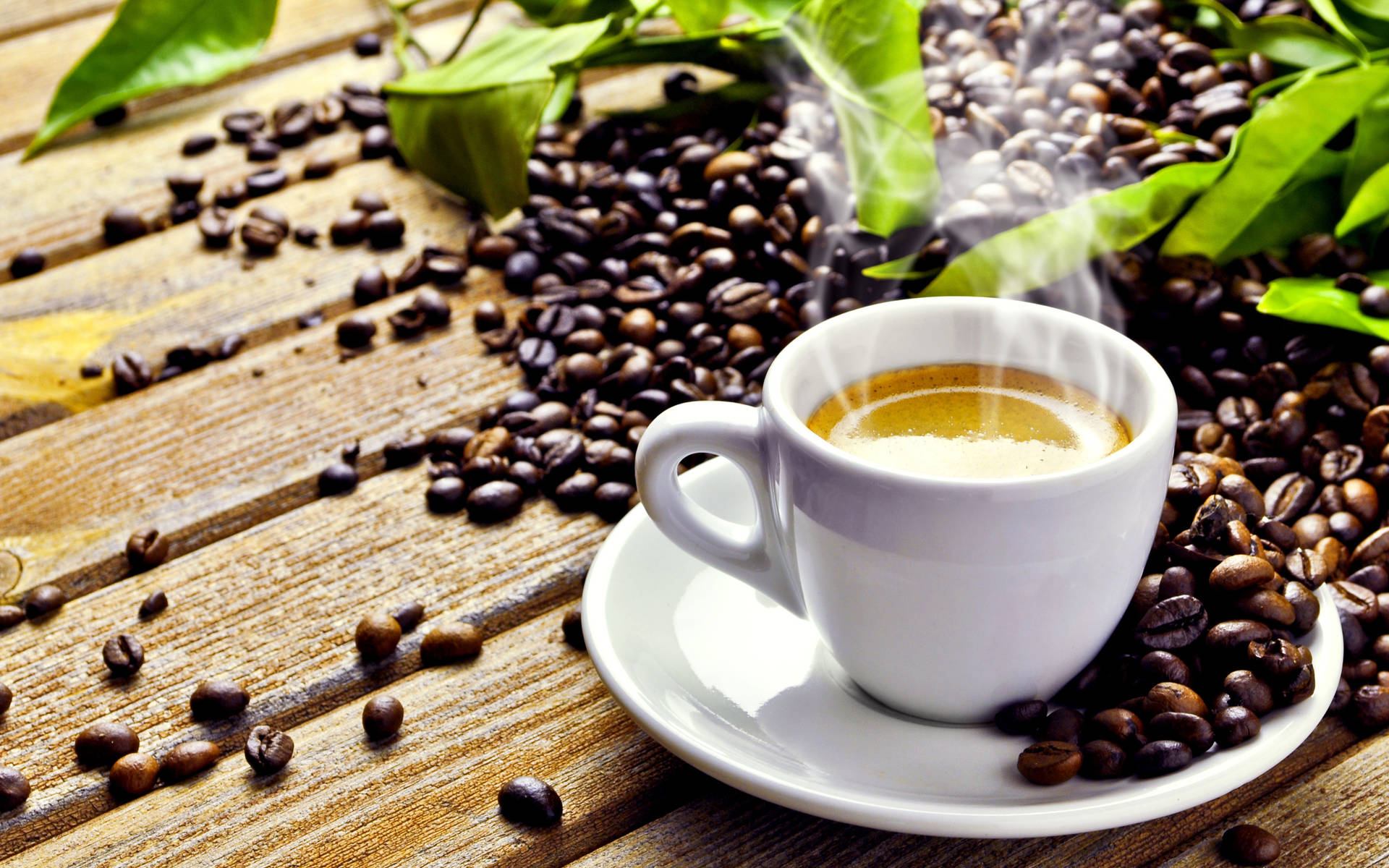 Start Your Day With A Bright Morning Coffee Background