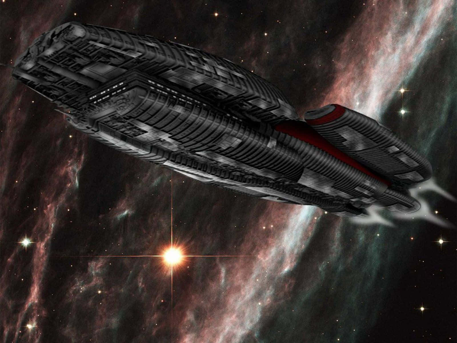 Start Your Engines - The Iconic Battlestar Galactica Background