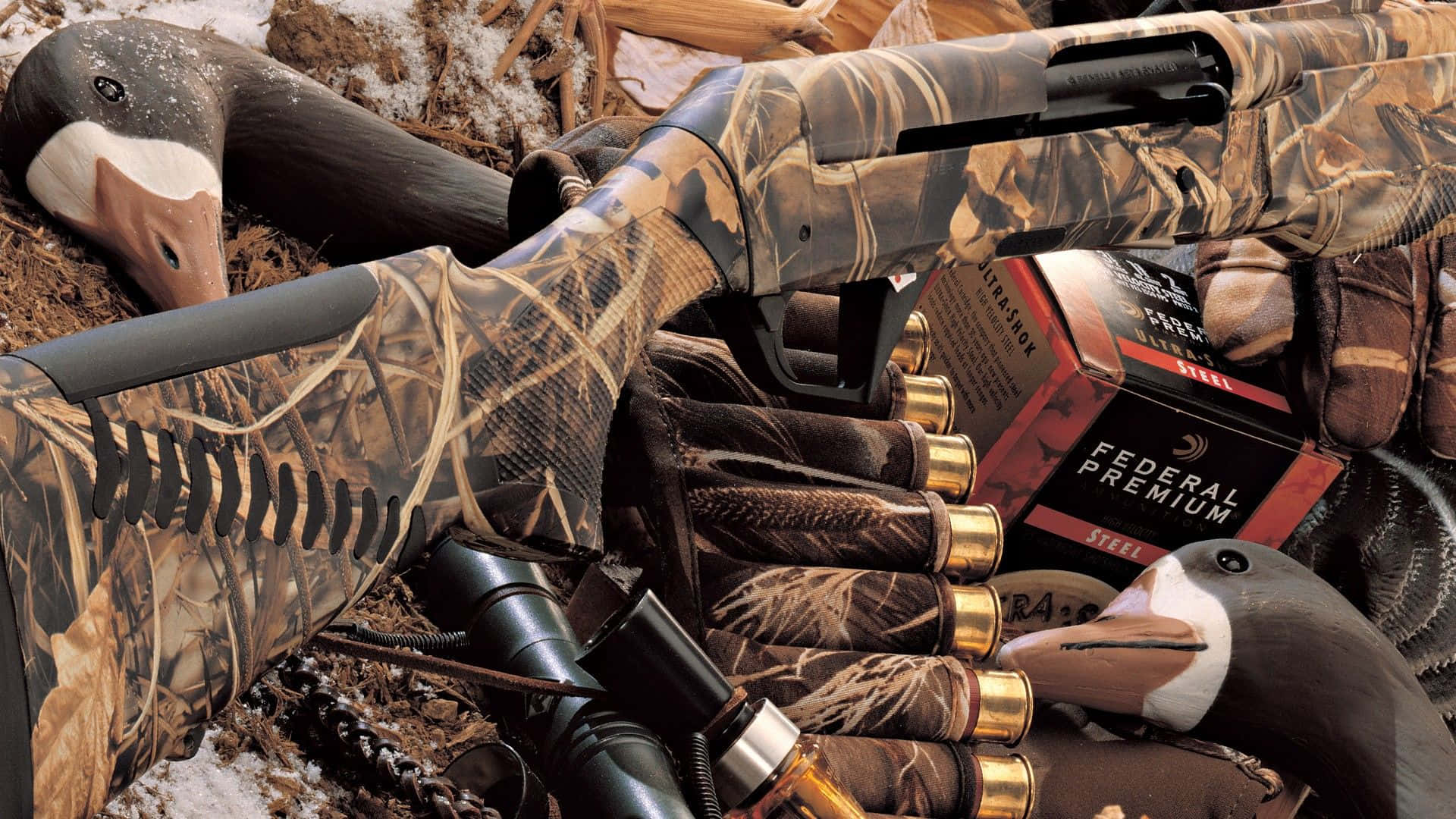 Start Your Hunt With The Best Equipment Background