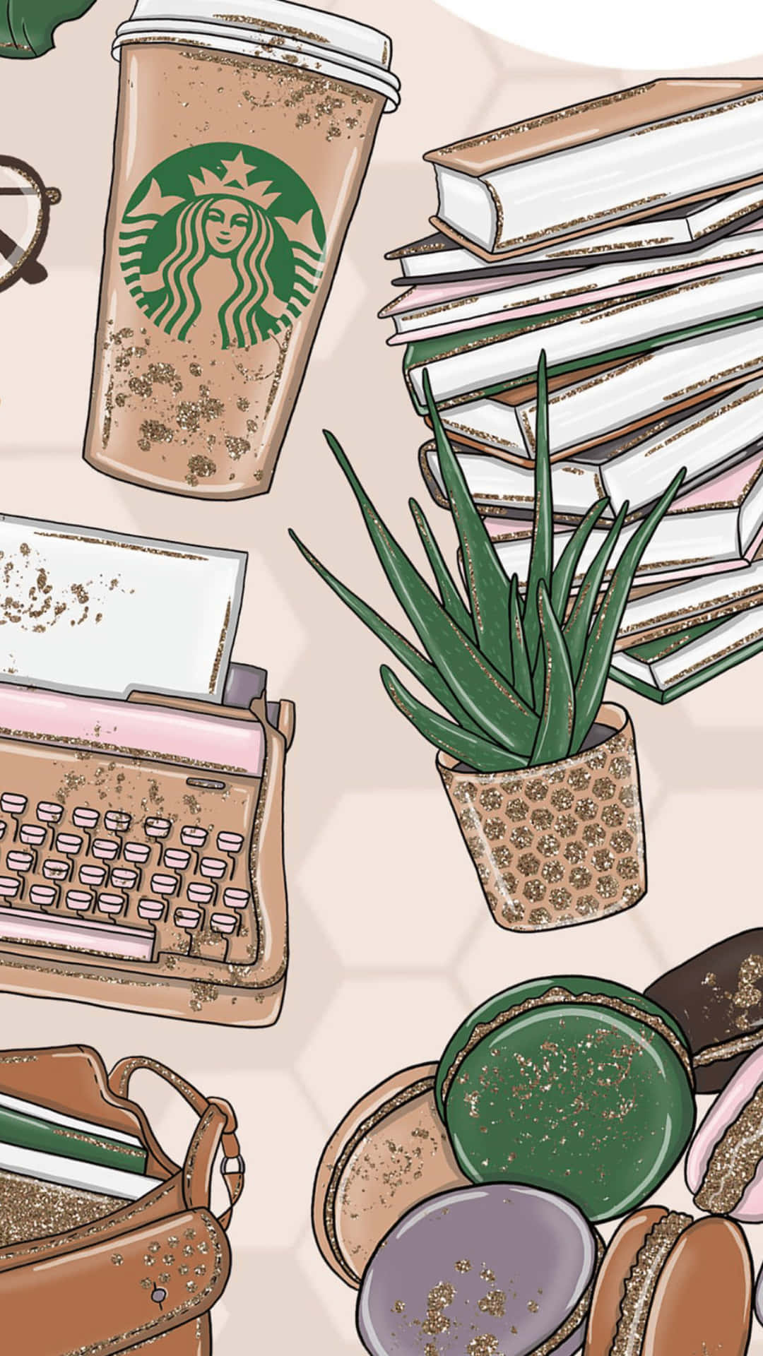 Start Your Morning With A Cup Of Cute Coffee Background