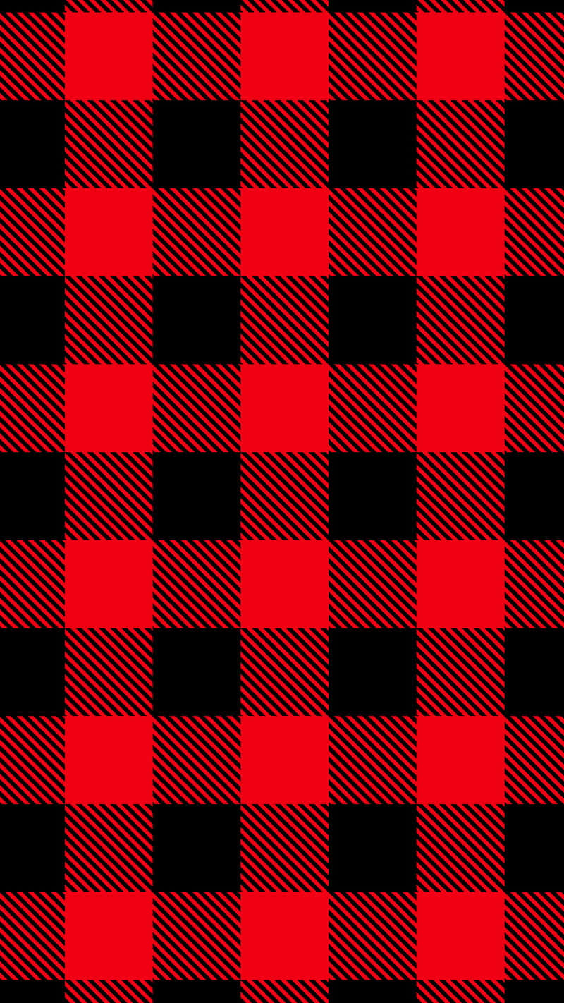 Statement Making – Red And Black Plaid Background