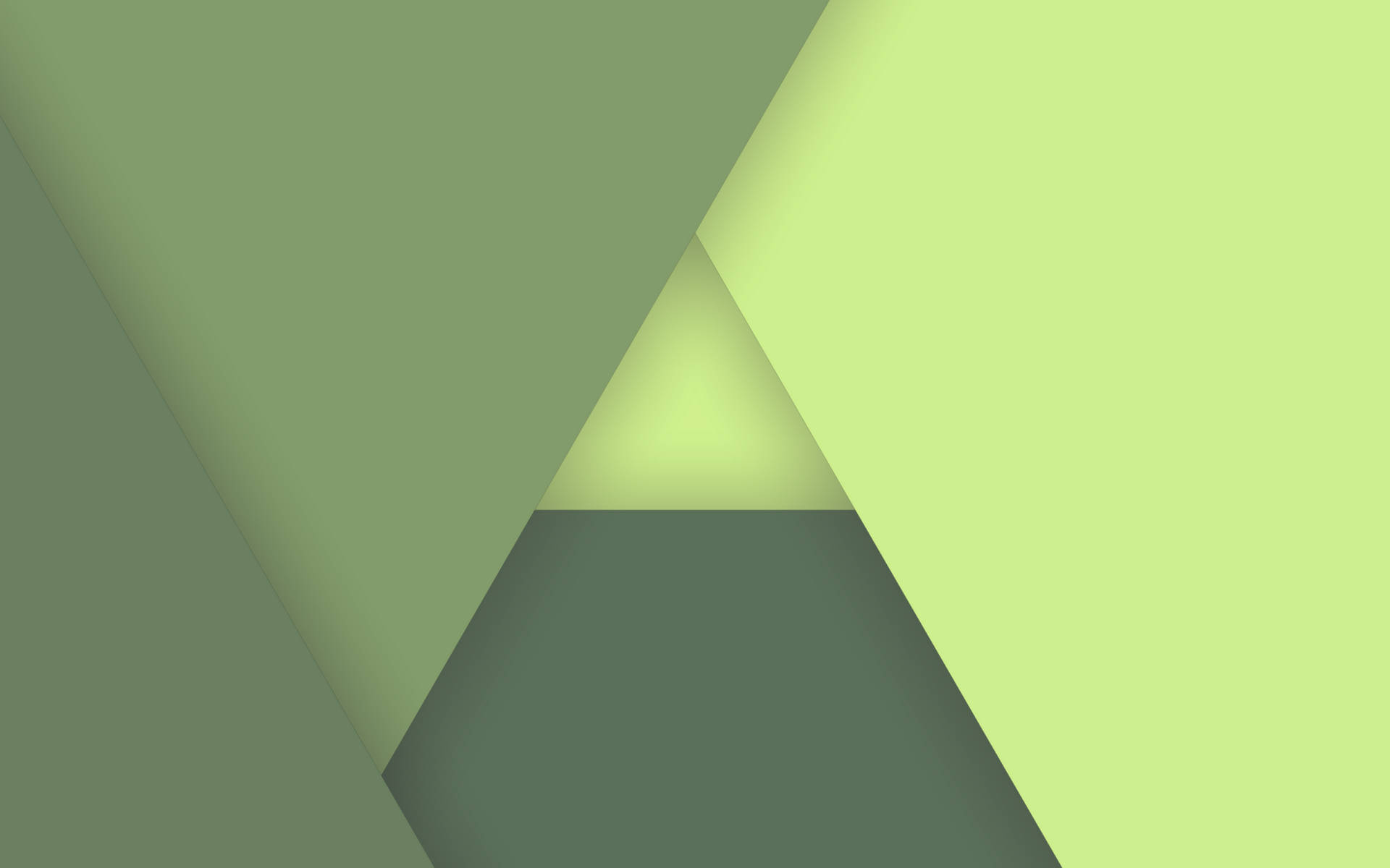 Static Green Triangles Background