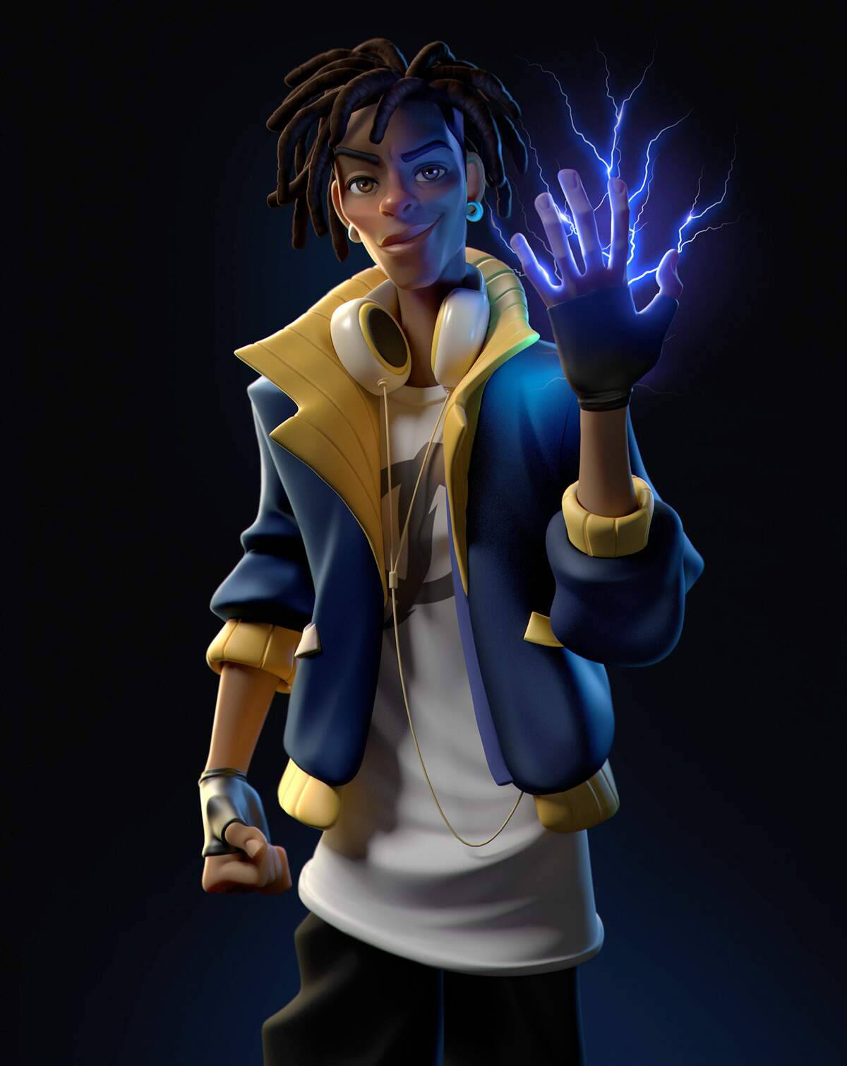 Static Shock 3d Art