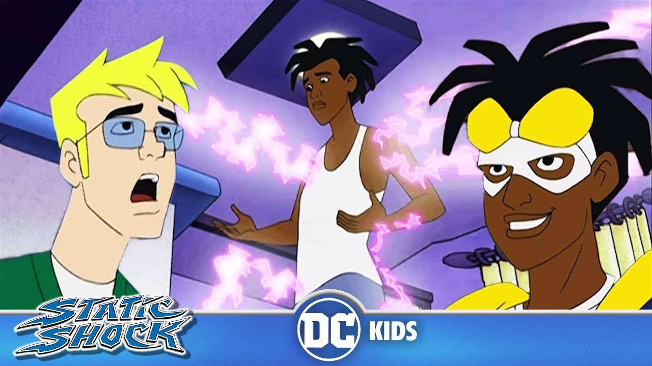 Static Shock Cartoon Transformation Background