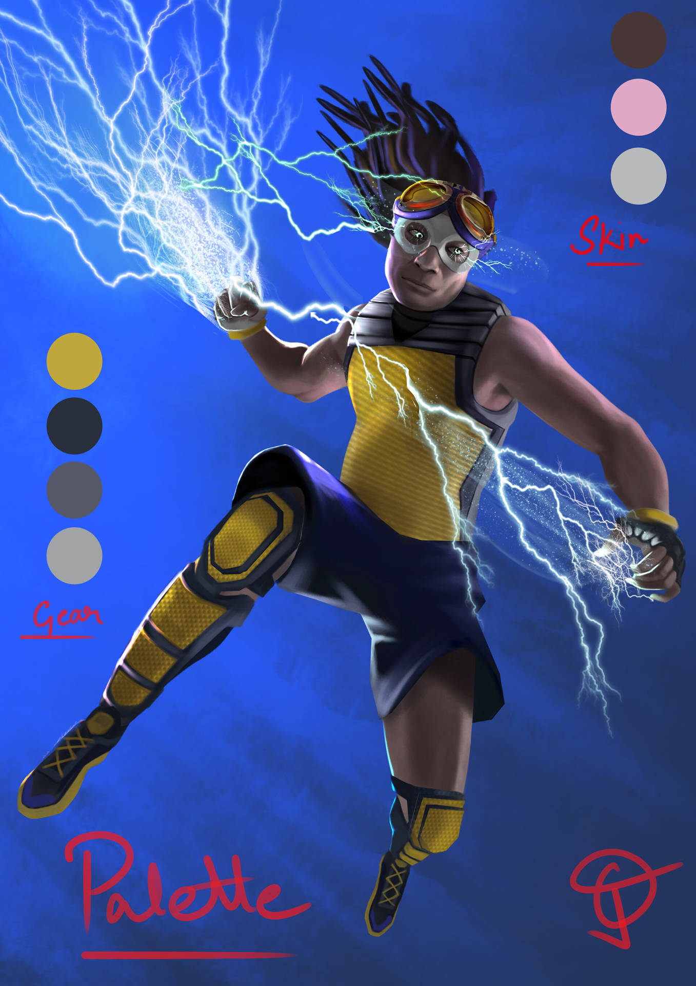 Static Shock Fanwork Background