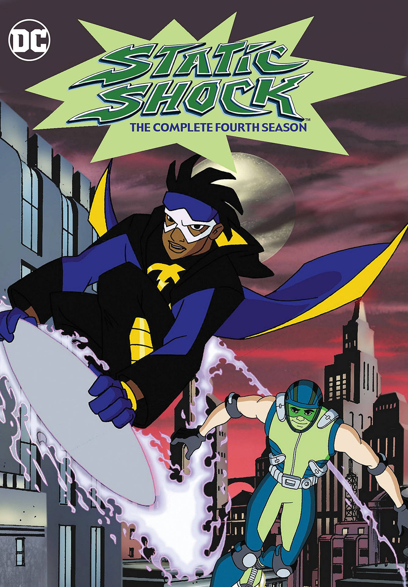 Static Shock Fourth Season Cover Background