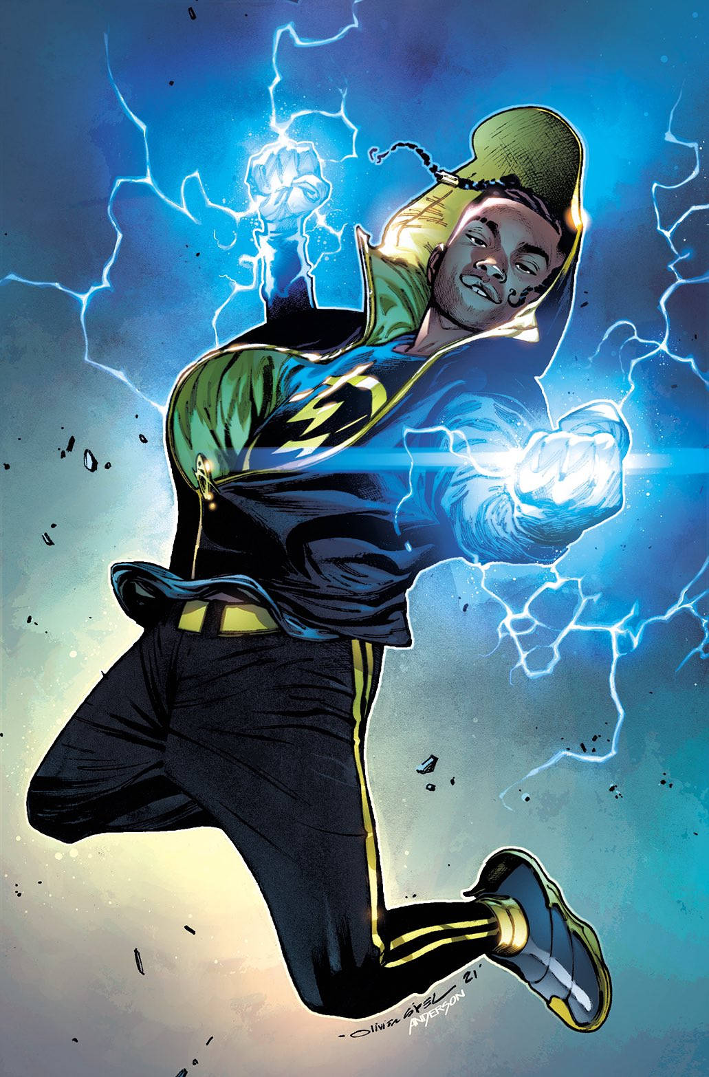 Static Shock Mid-jump