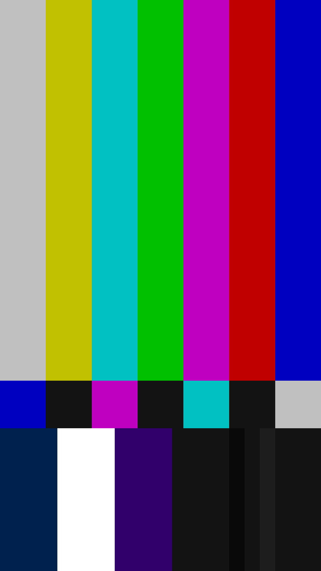 Static Tv Color Bars Background