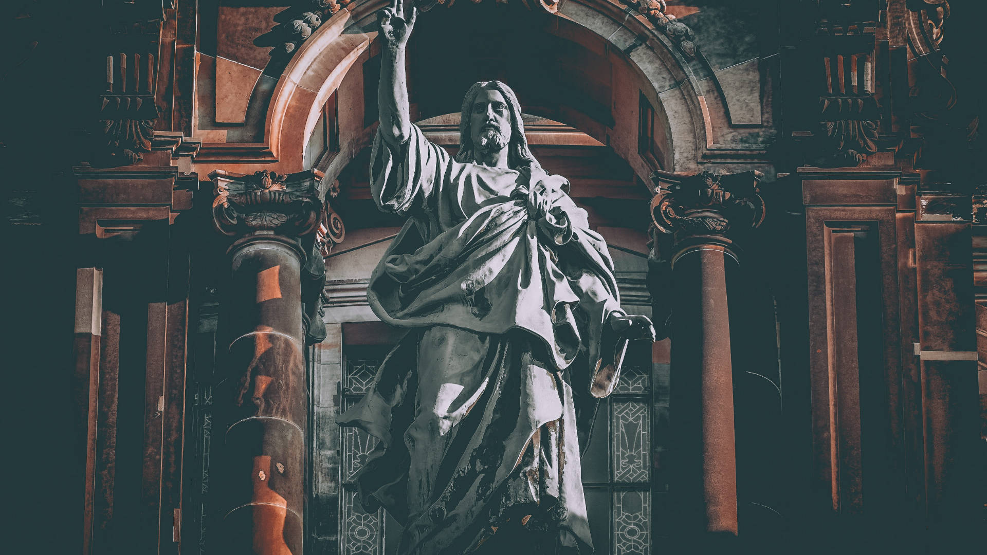 Statue Jesus Desktop