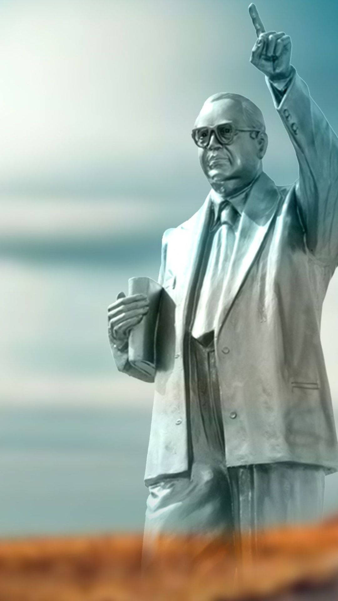 Statue Of Ambedkar 4k Background
