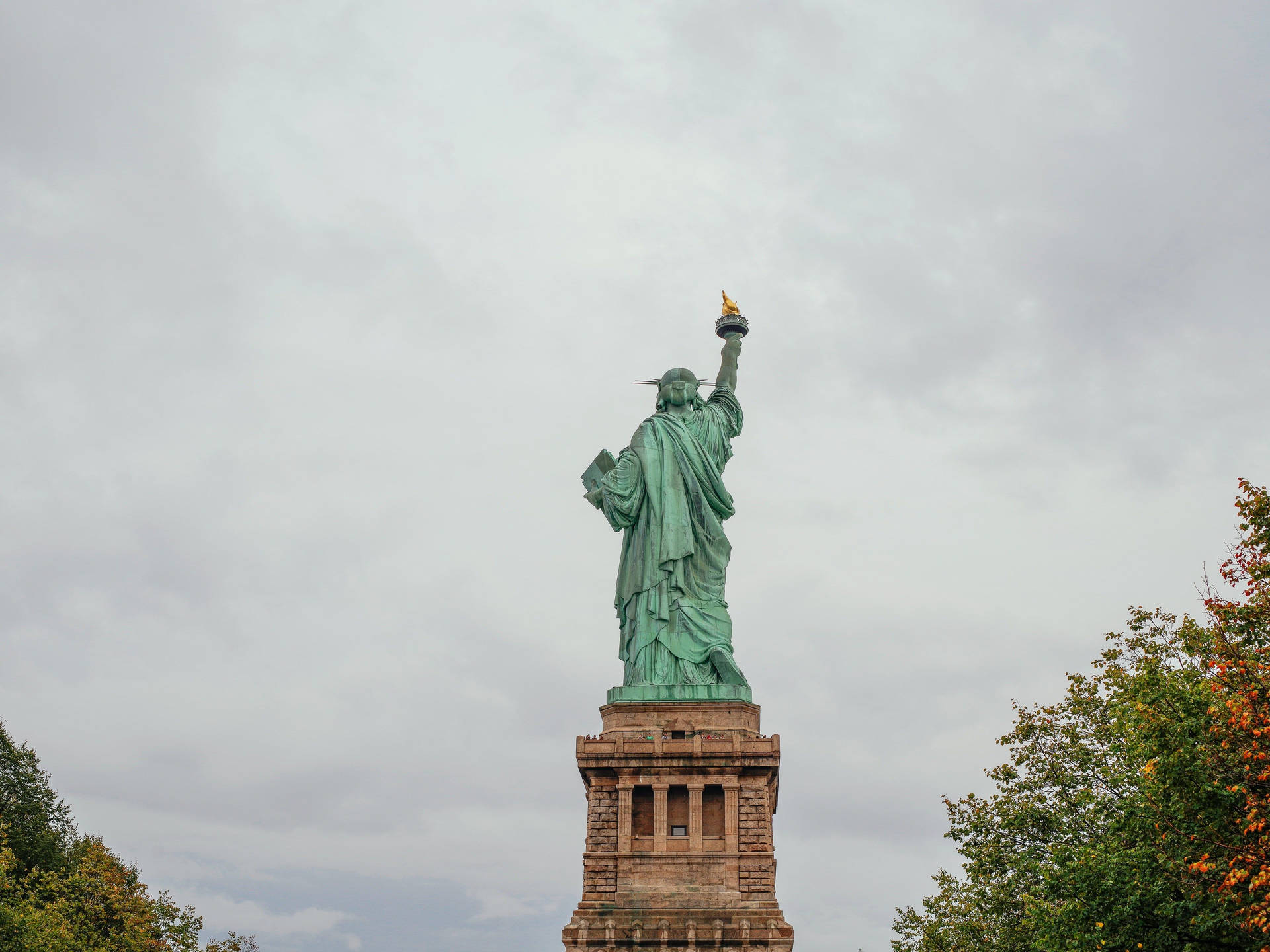 Statue Of Liberty Back View