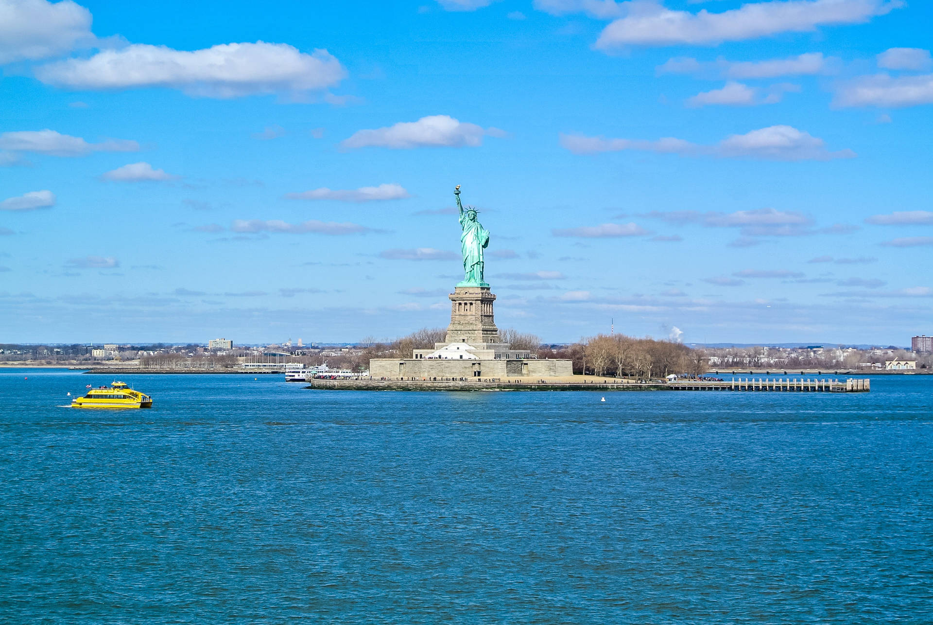 Statue Of Liberty New York 4k Background