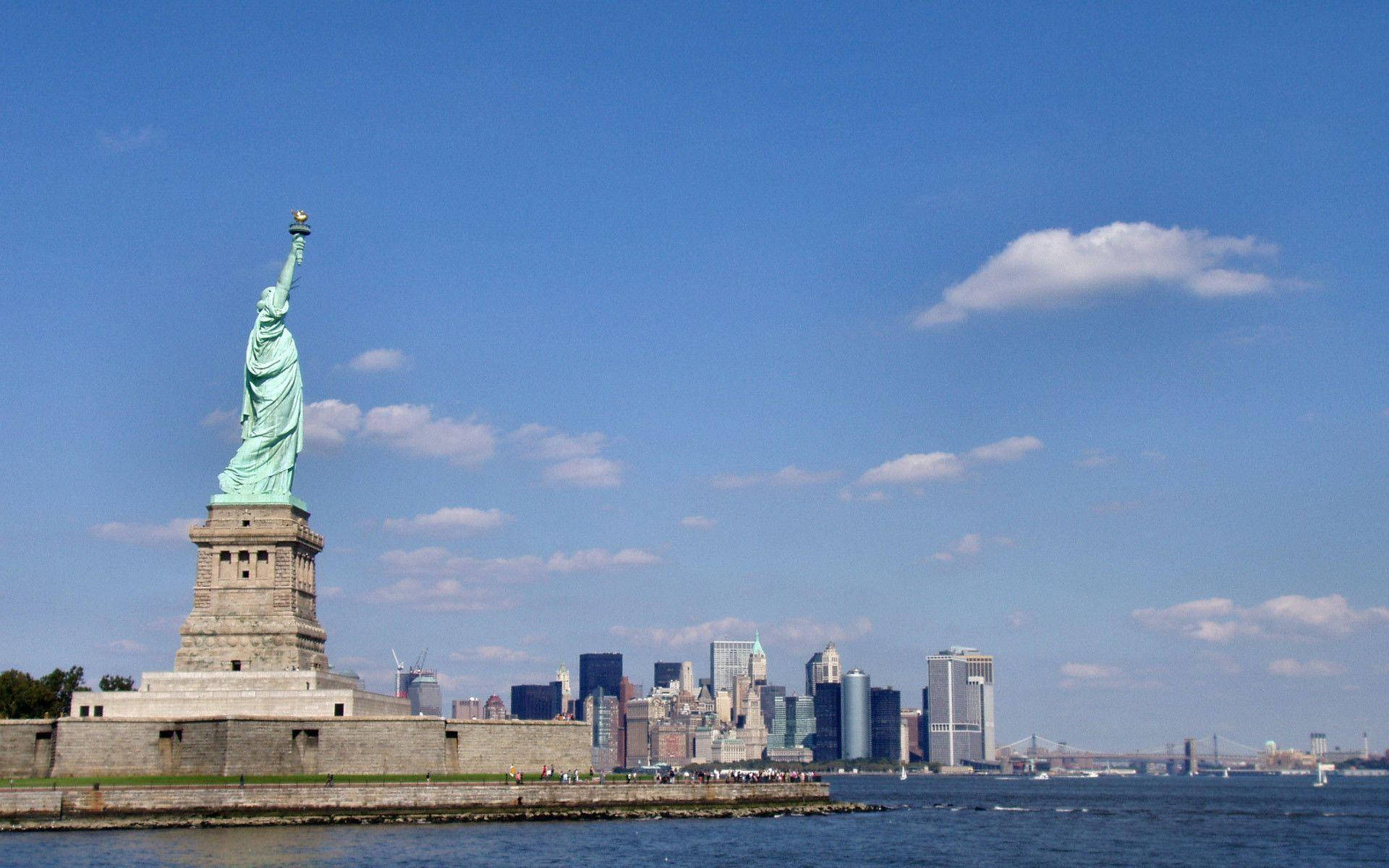 Statue Of Liberty Wide-angle