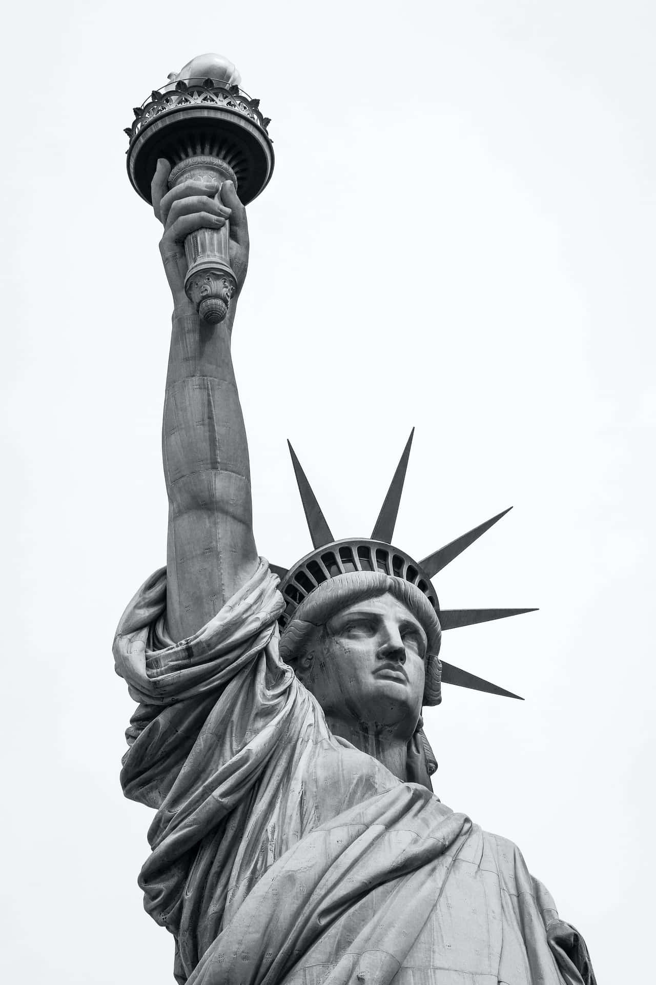 Statueof Liberty Close Up Background