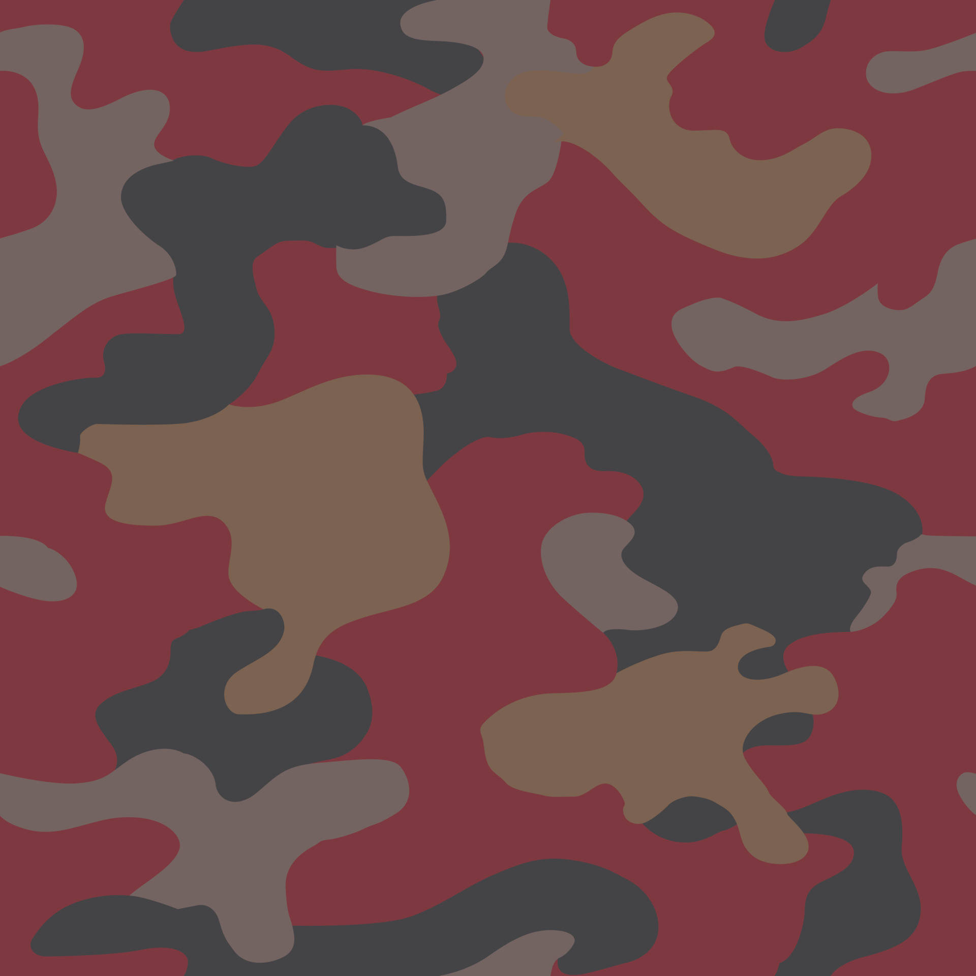 Stay Camouflaged In Red Camo