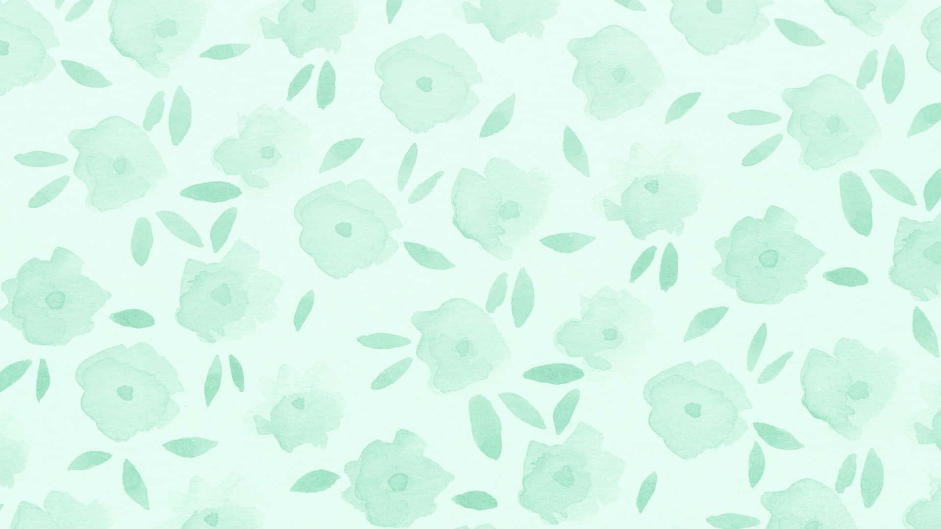 Stay Chill And Stay Cute With This Cool Mint Green Aesthetic Background