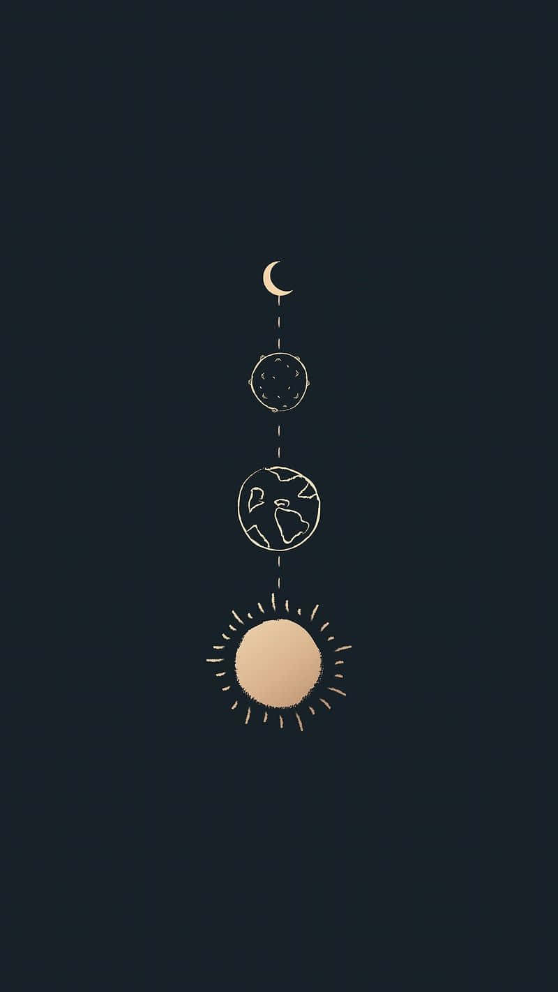 Stay Connected And Look Pretty With This Cute Phone Background