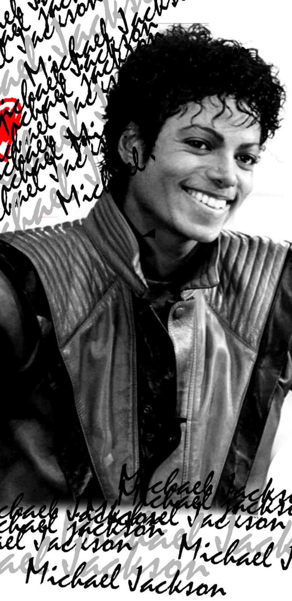 “stay Connected, Stay Brilliant - Show Your Appreciation For Michael Jackson With The Latest Iphone.” Background