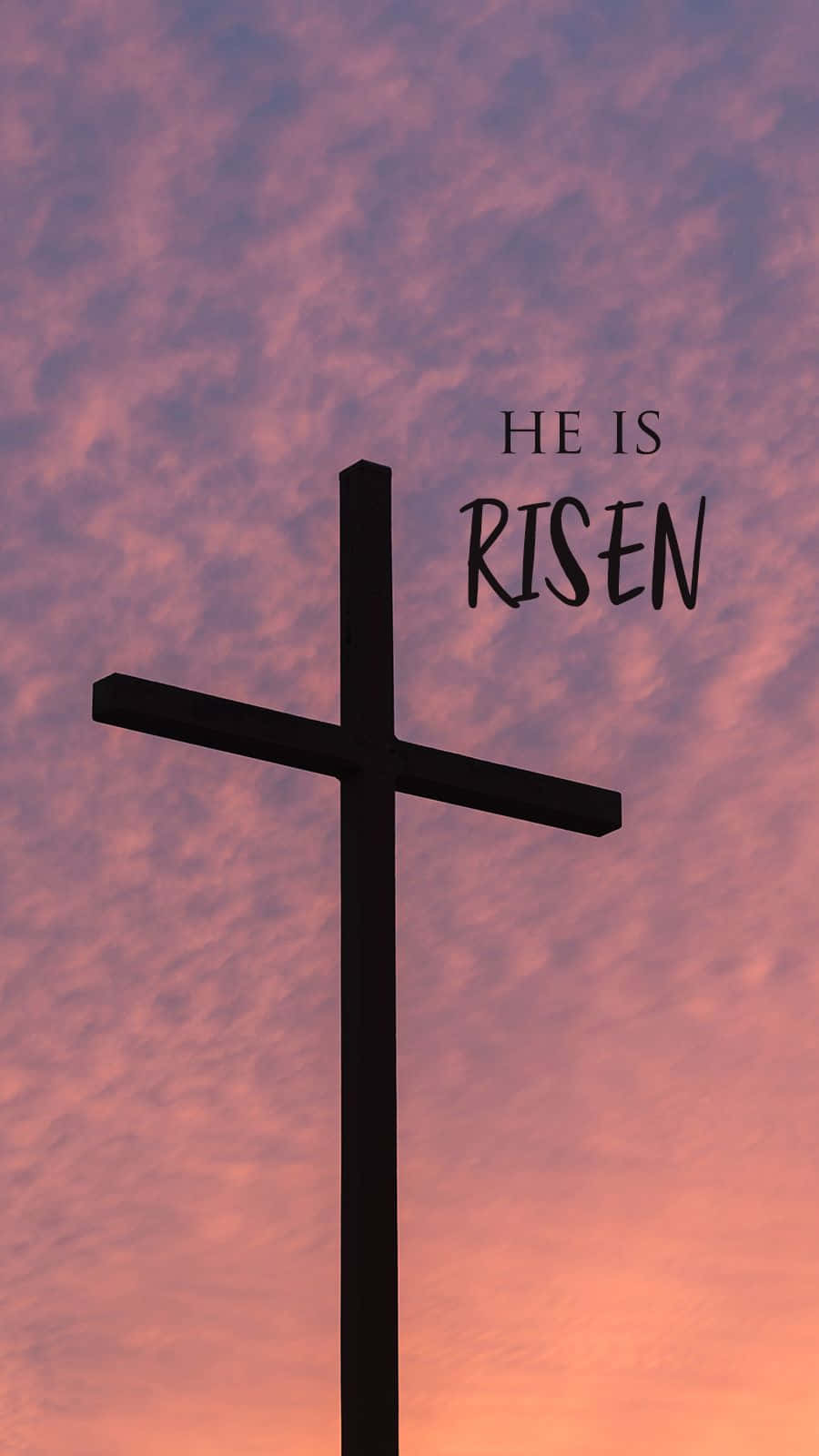 Stay Connected To What Matters With Cross Phone Background