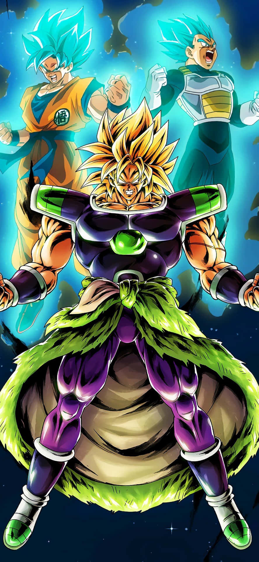Stay Connected With Broly's Custom Iphone Background