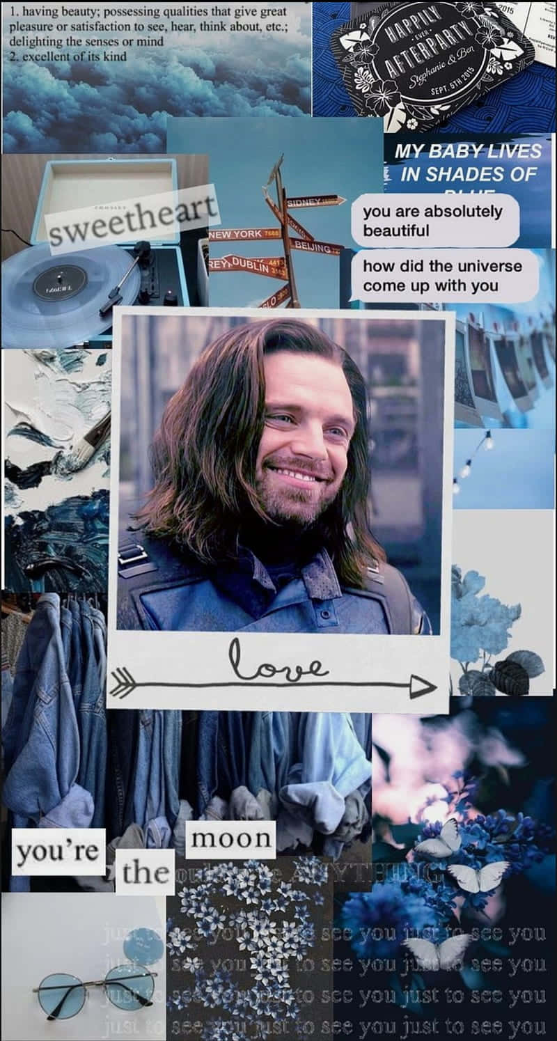 Stay Connected With Bucky Barnes' New Iphone Background