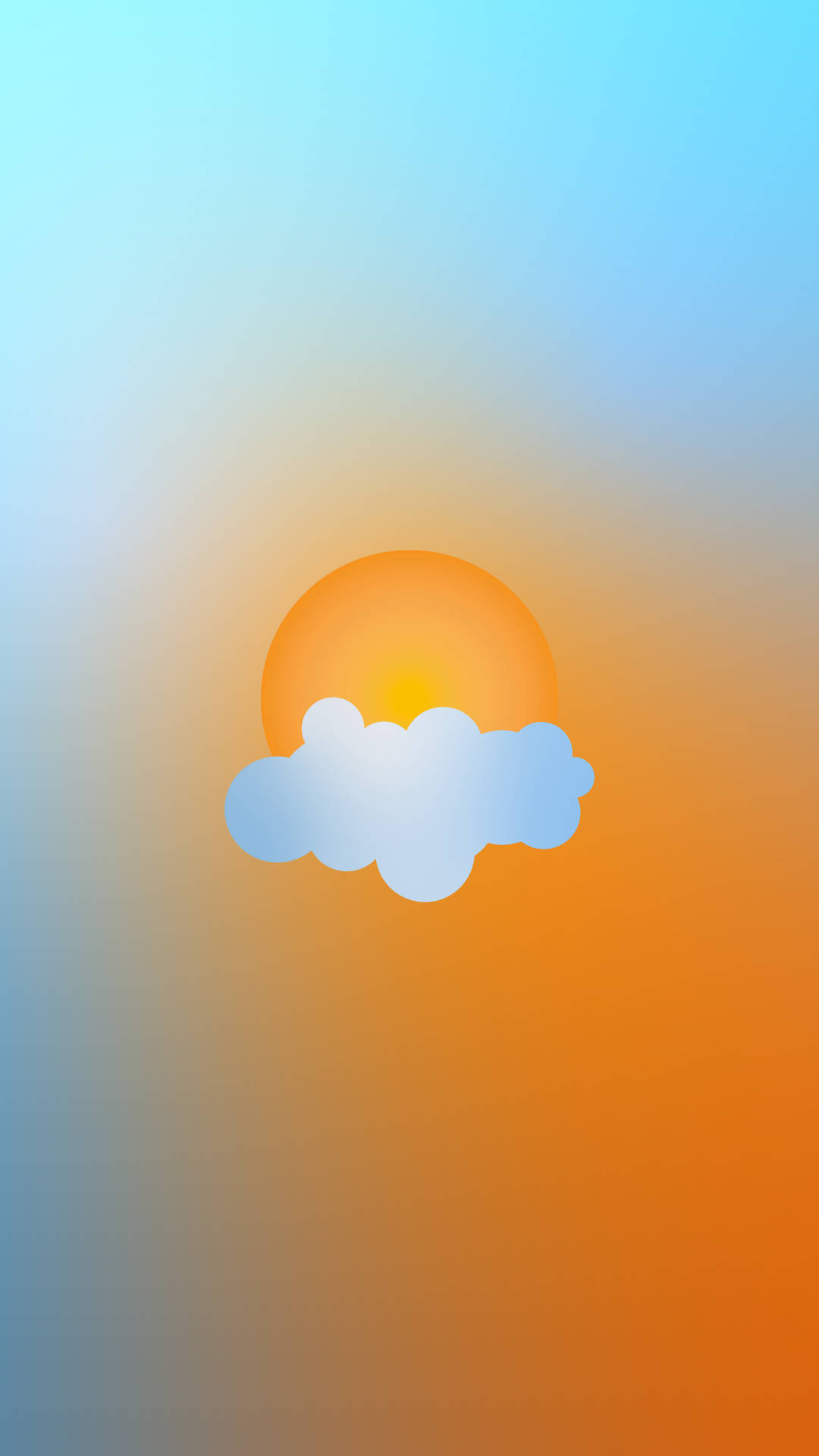 Stay Connected With Clouds Phone Background