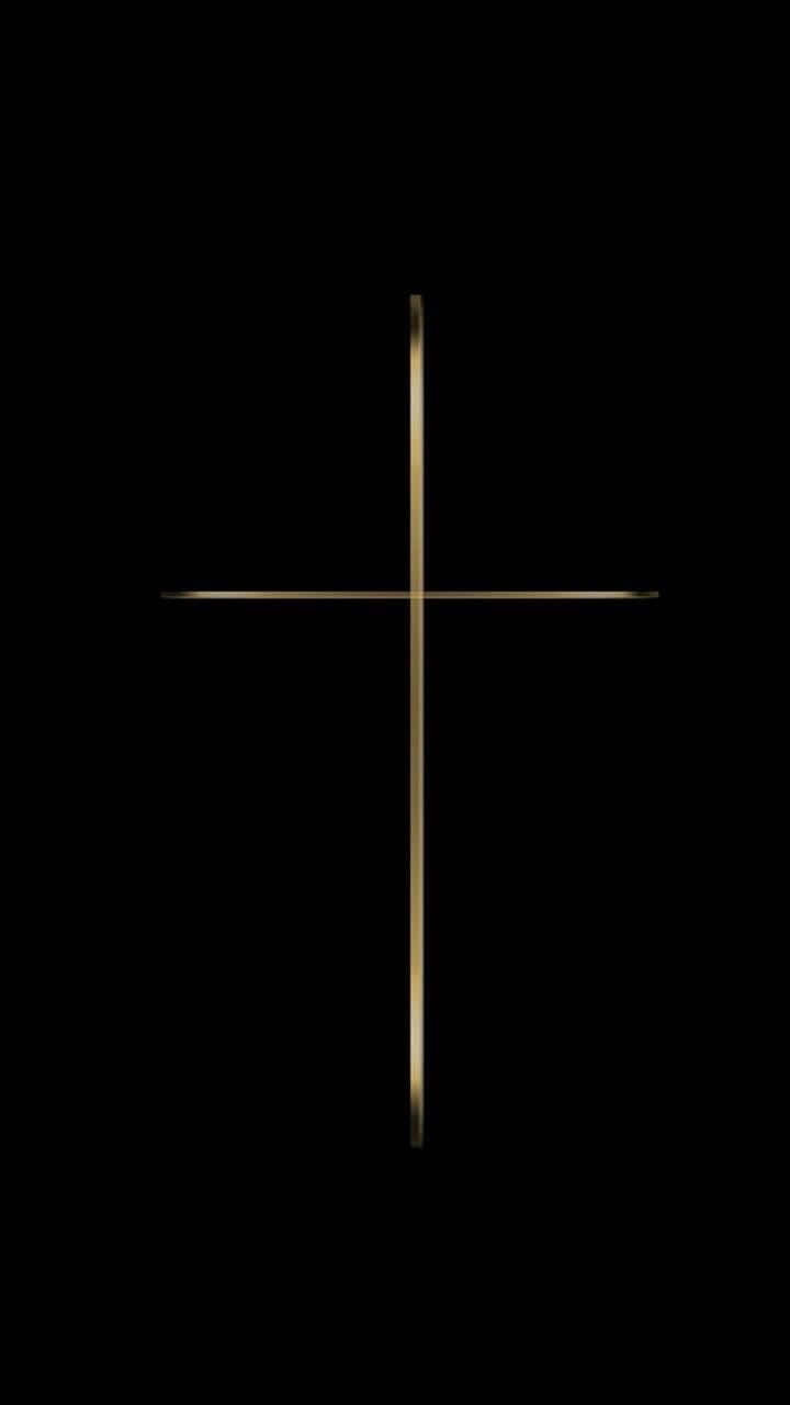Stay Connected With Cross Phone Background