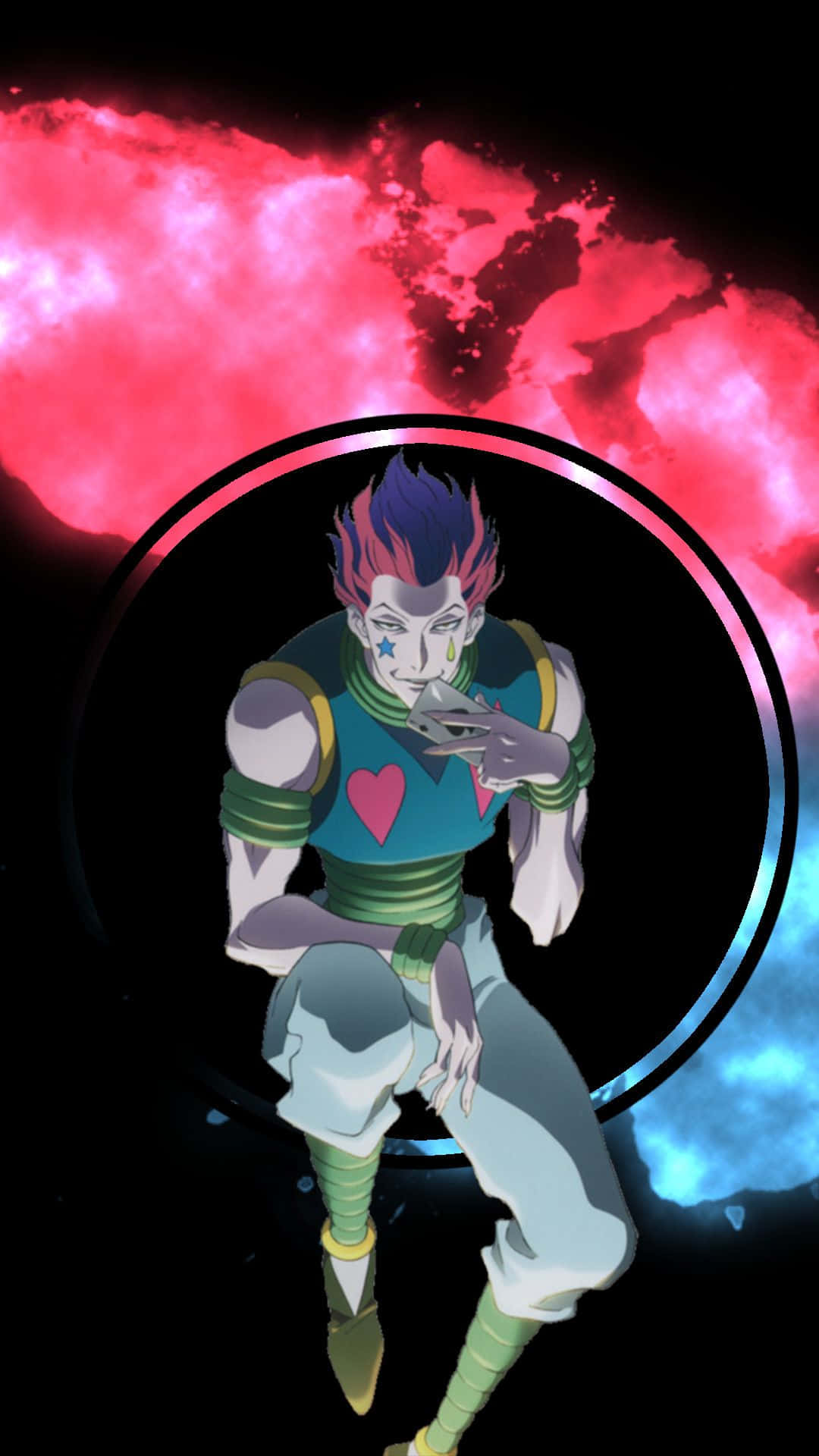 Stay Connected With Hisoka Iphone Background
