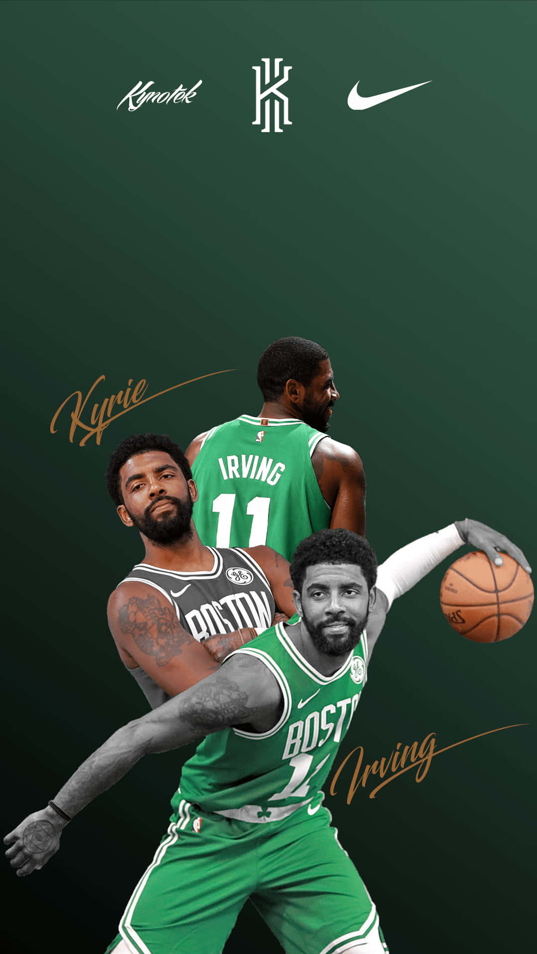 Stay Connected With Kyrie’s Iphone Background