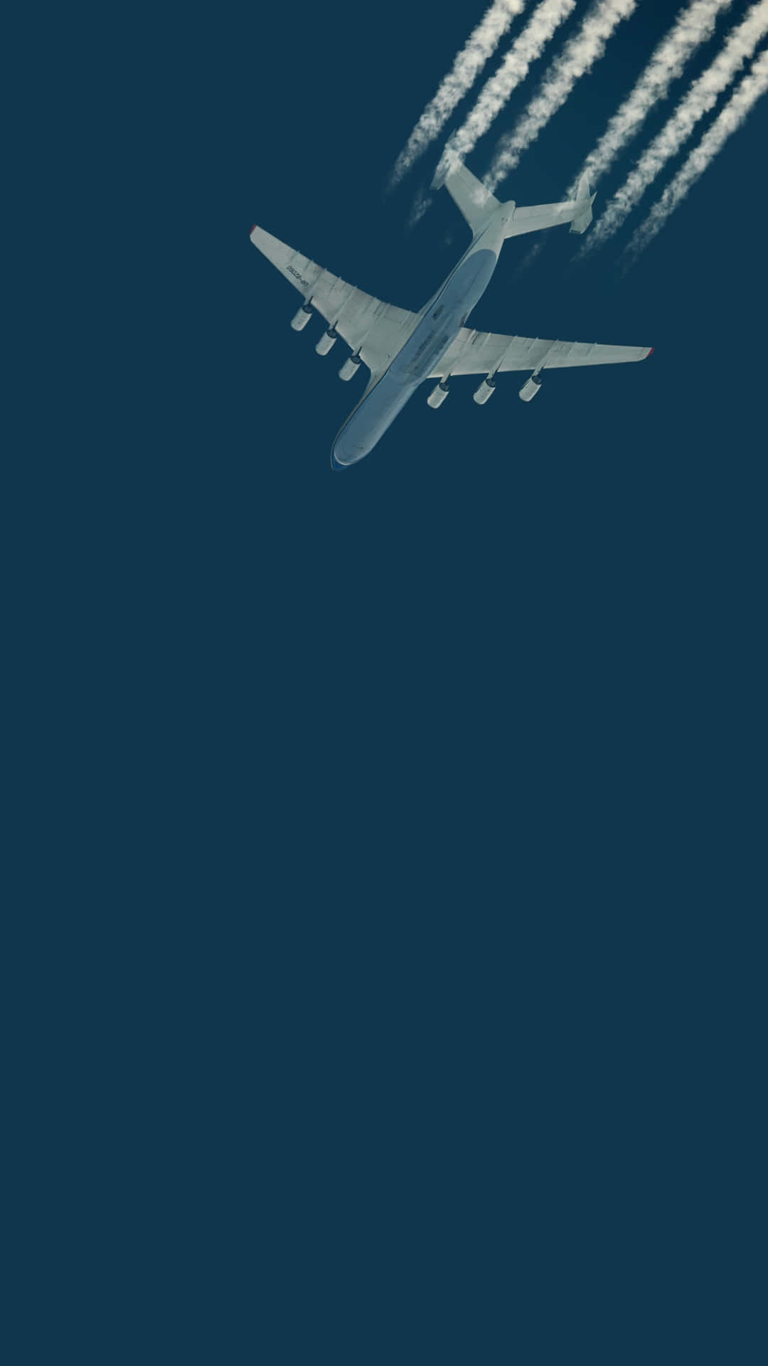 Stay Connected - With Plane Phone Background