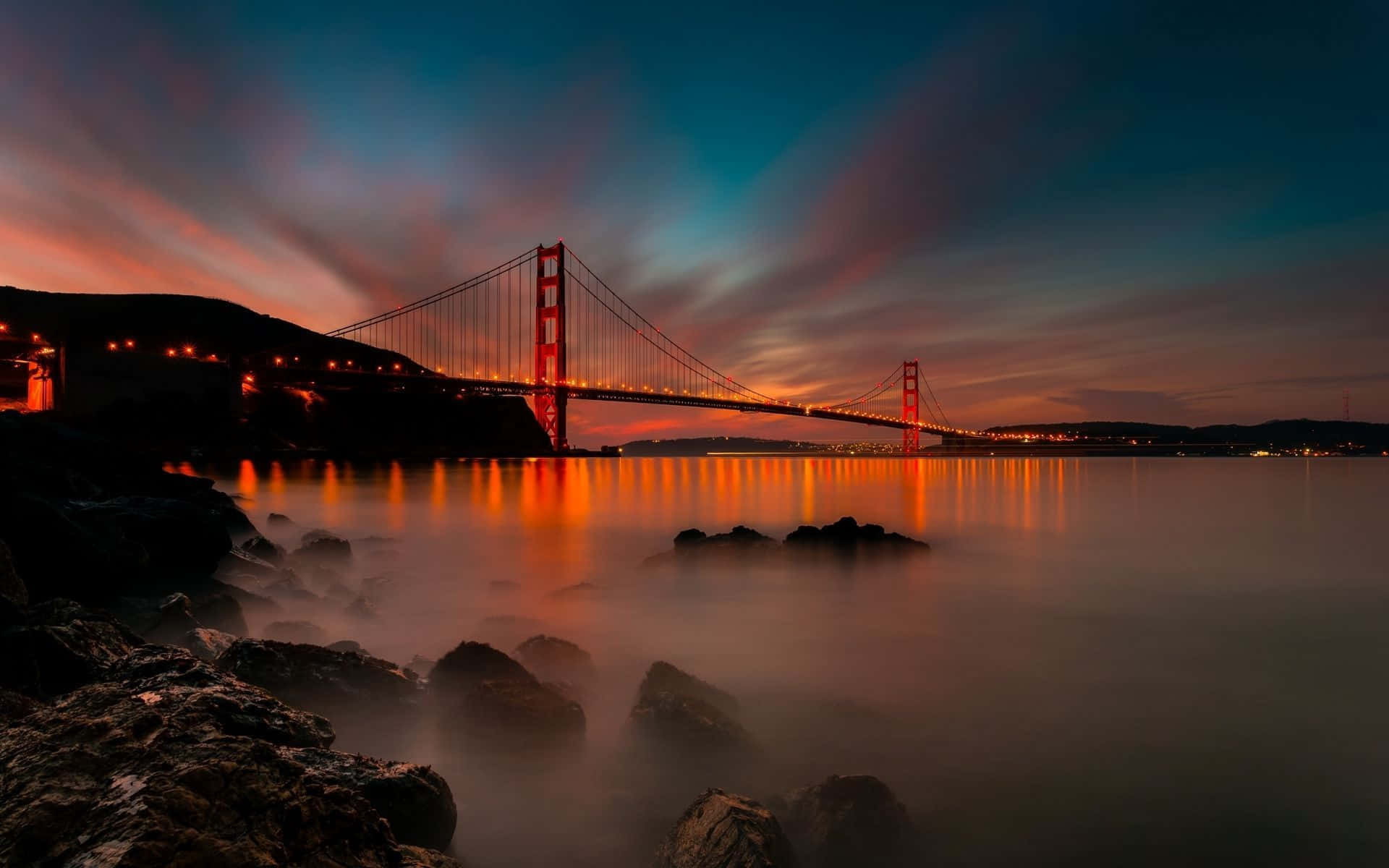 Stay Connected With San Francisco Laptop Background