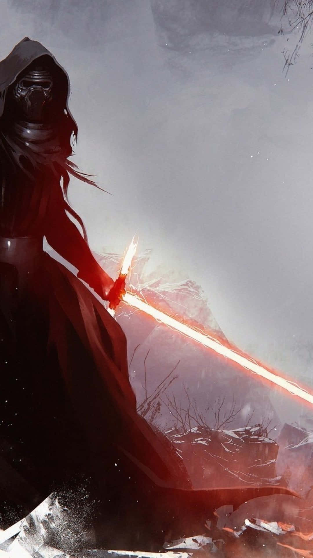 Stay Connected With The Force With Kylo Ren's New Iphone. Background