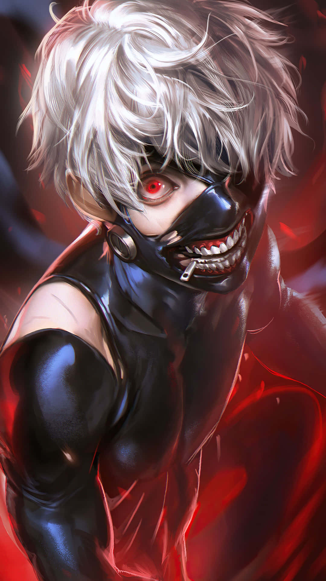 Stay Connected With The Kaneki Phone Background