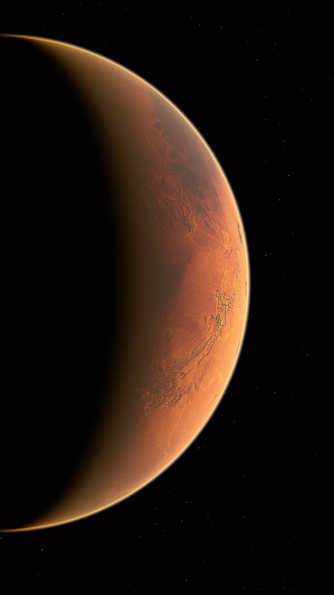 Stay Connected With The Mars Iphone Background