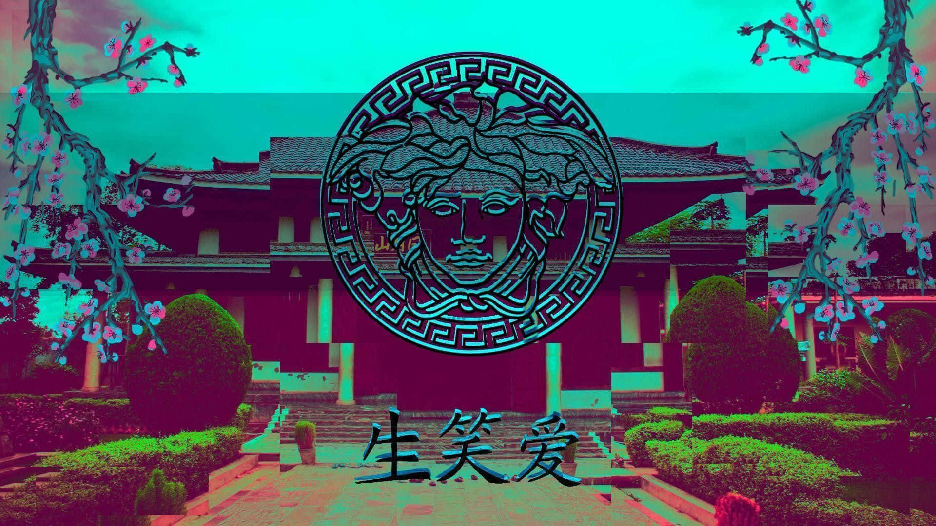 Stay Connected With The World Through Color And Graphics, With The Vaporwave Tablet. Background
