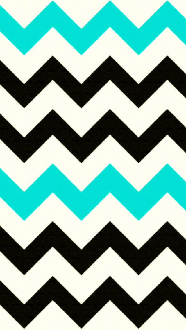Stay Connected With This Stylish Chevron Iphone Background