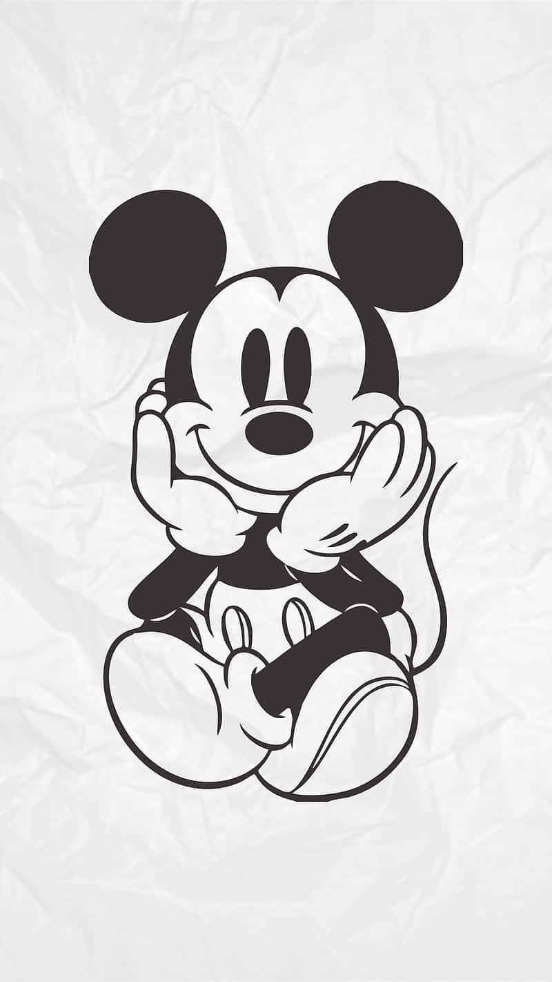 Stay Connected With Your Favorite Disney Character With This New Black Mickey Mouse Phone! Background