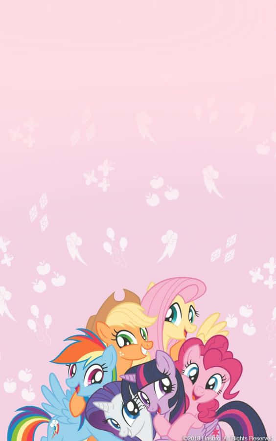 Stay Connected With Your Favorite Ponies From The Mlp Series Using Mlp Phone! Background