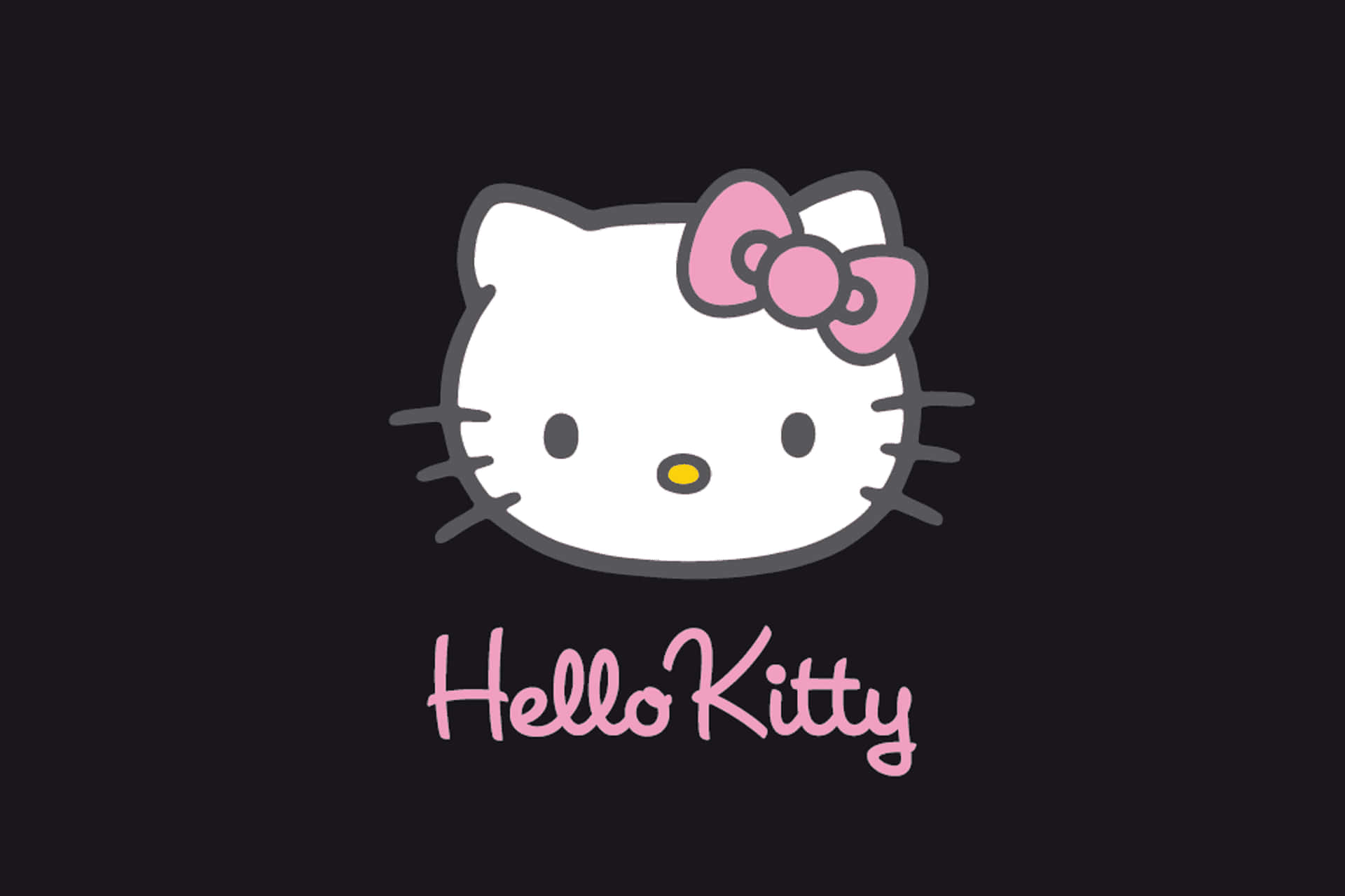 Stay Cute And Connected With The Hello Kitty Pc Background