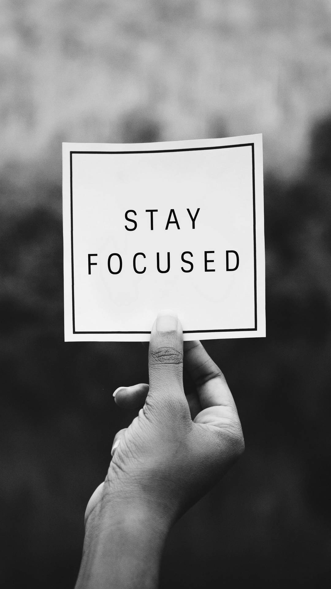 Stay Focused Android Phone Background