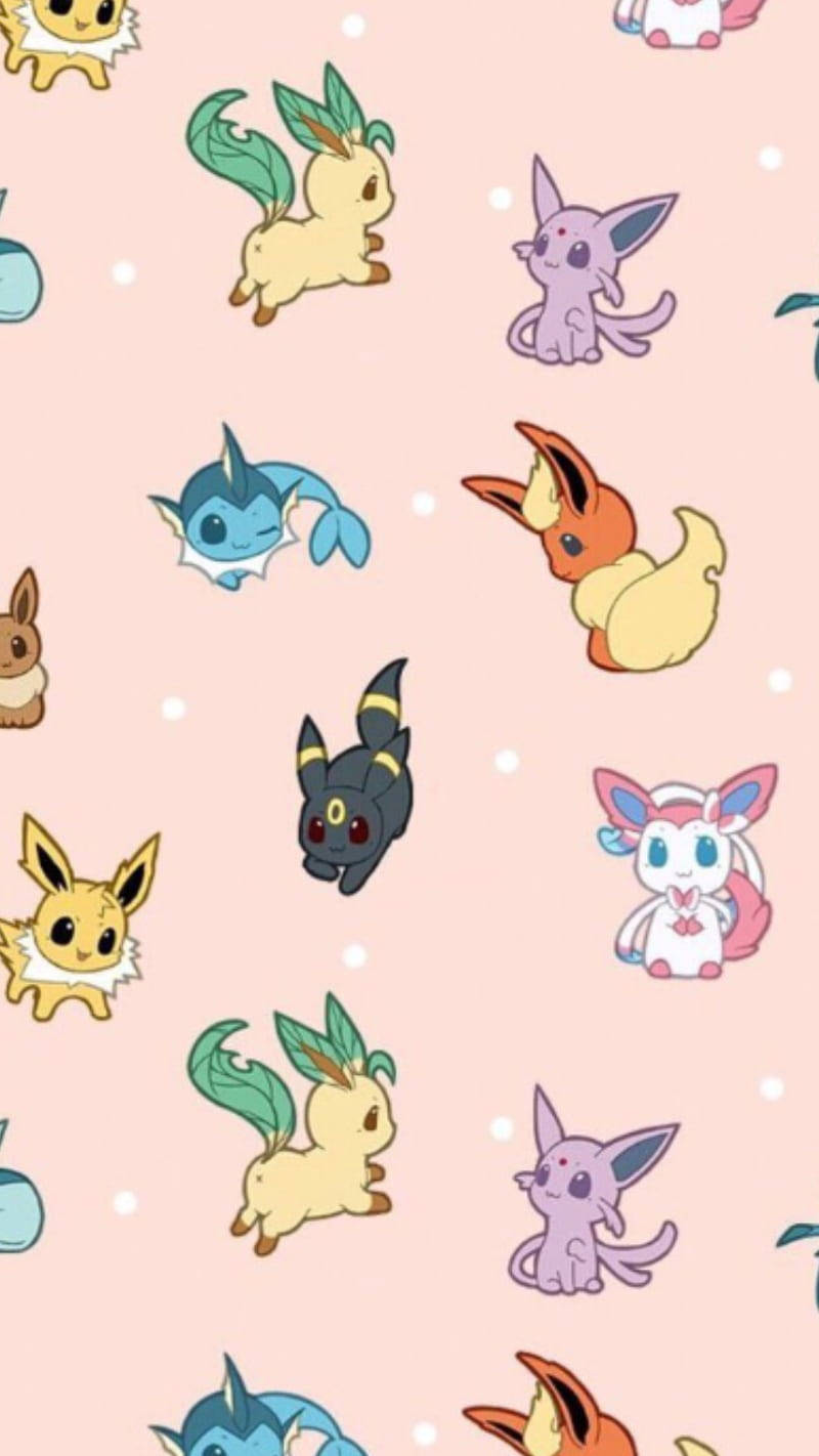 Stay Fun And Cute With The Exclusive Eevee Iphone Background