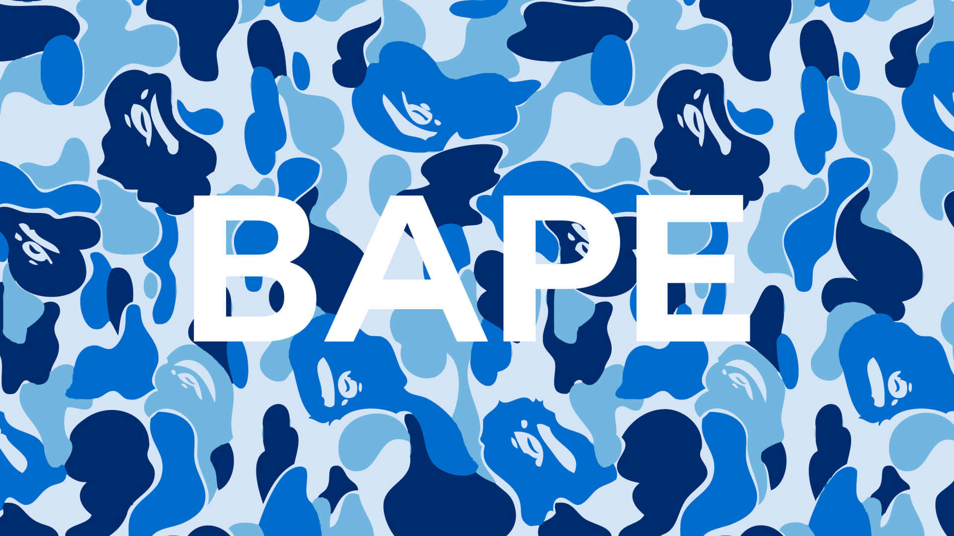 Stay Hidden In Style With Blue Camo Background