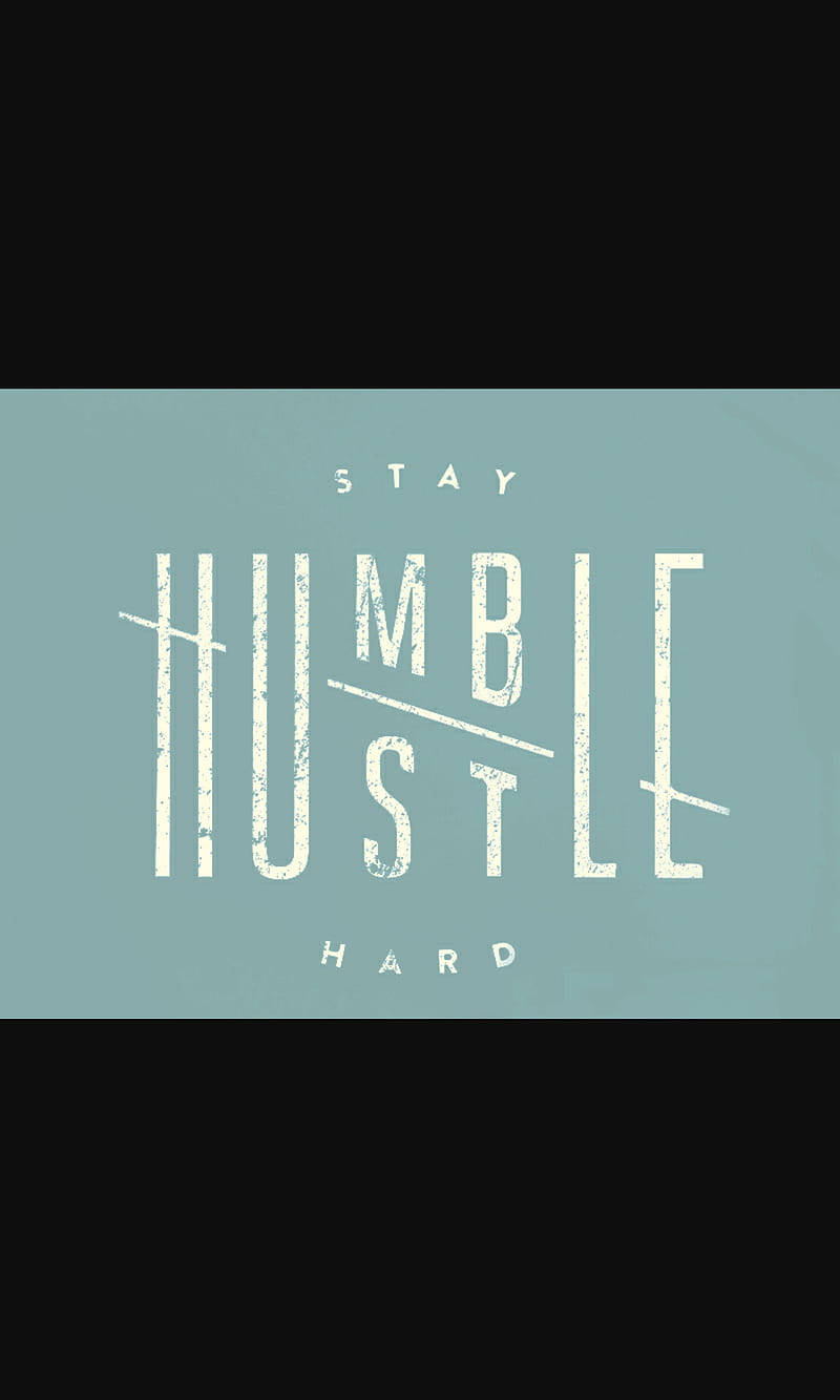 Stay Hustle Hard Logo Background