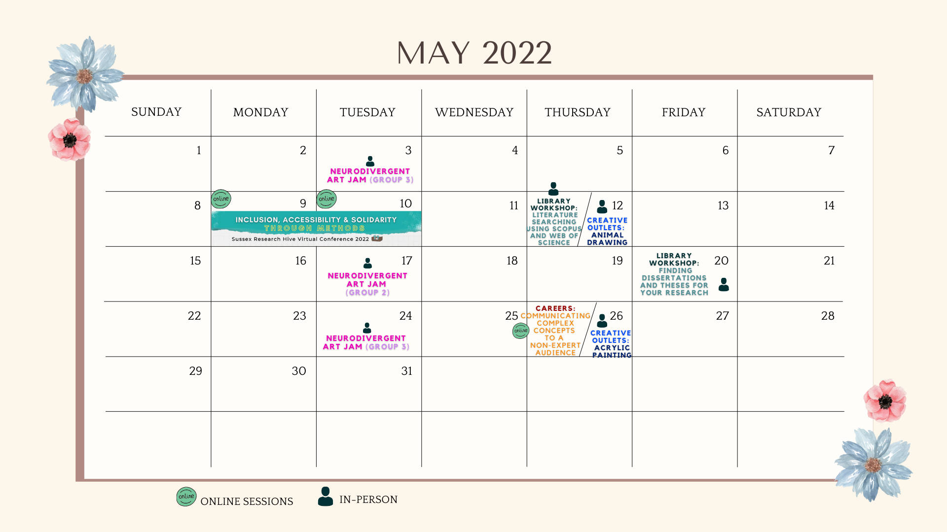 Stay Organized And On Schedule With This Clean And Minimal May 2022 Calendar Background