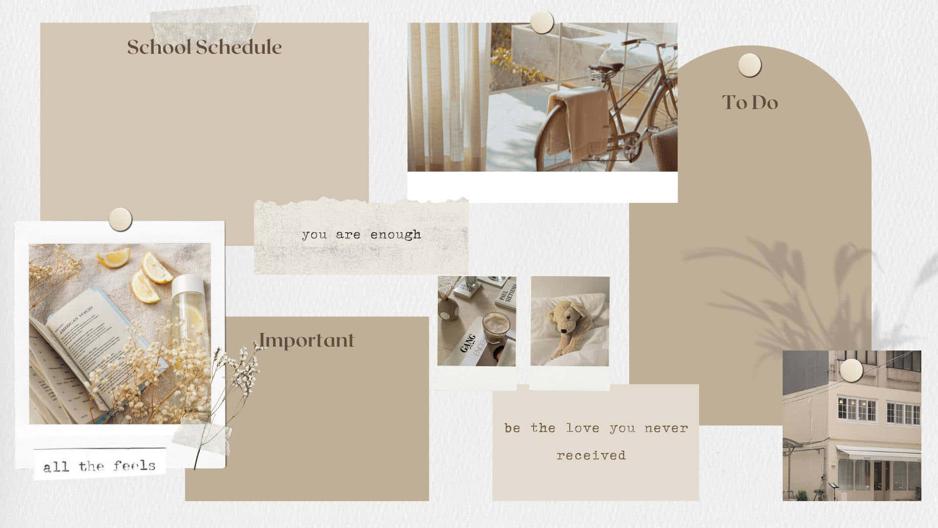 Stay Organized With A Beige Desktop