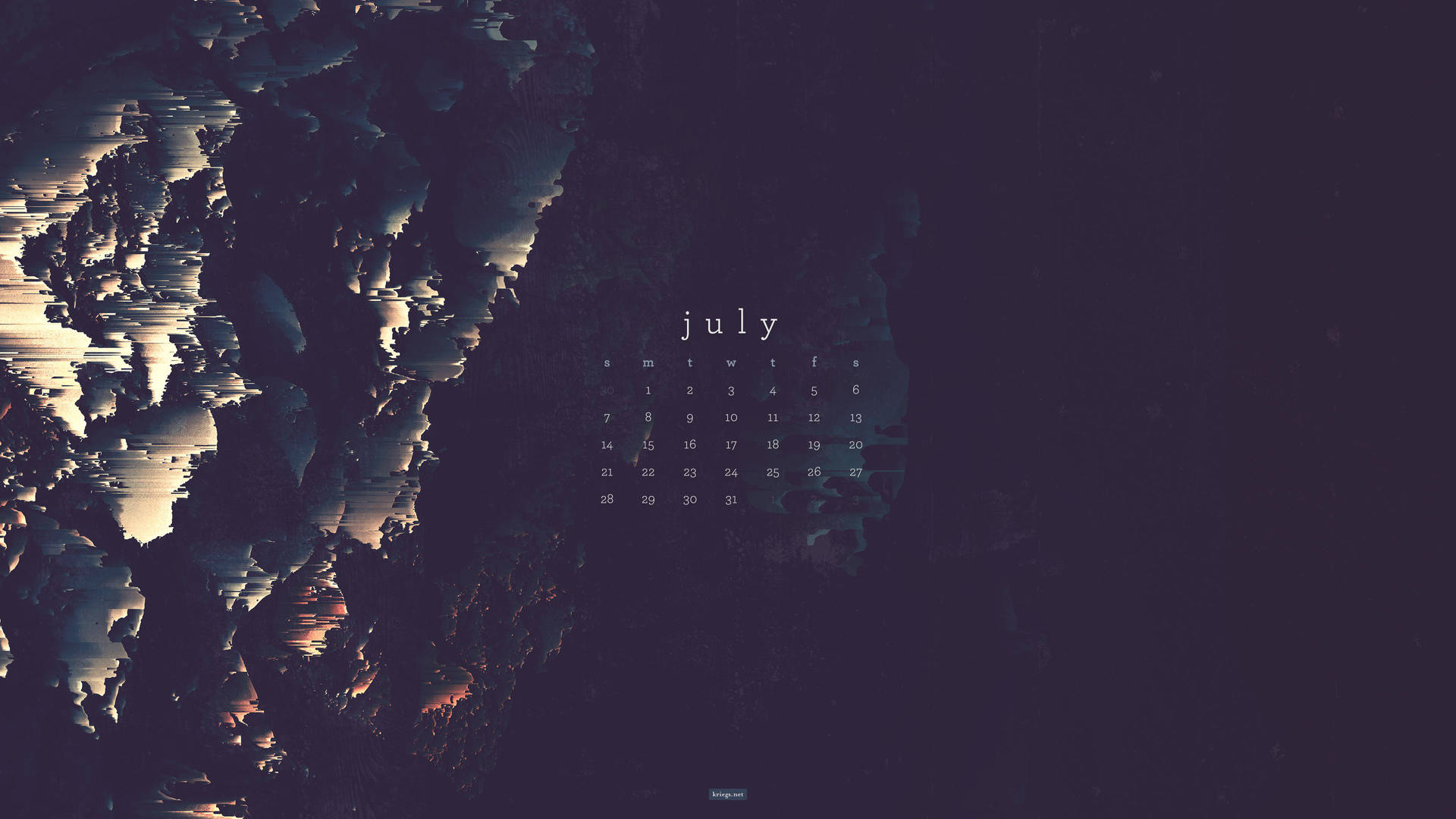 Stay Organized With The July 2019 Calendar Background
