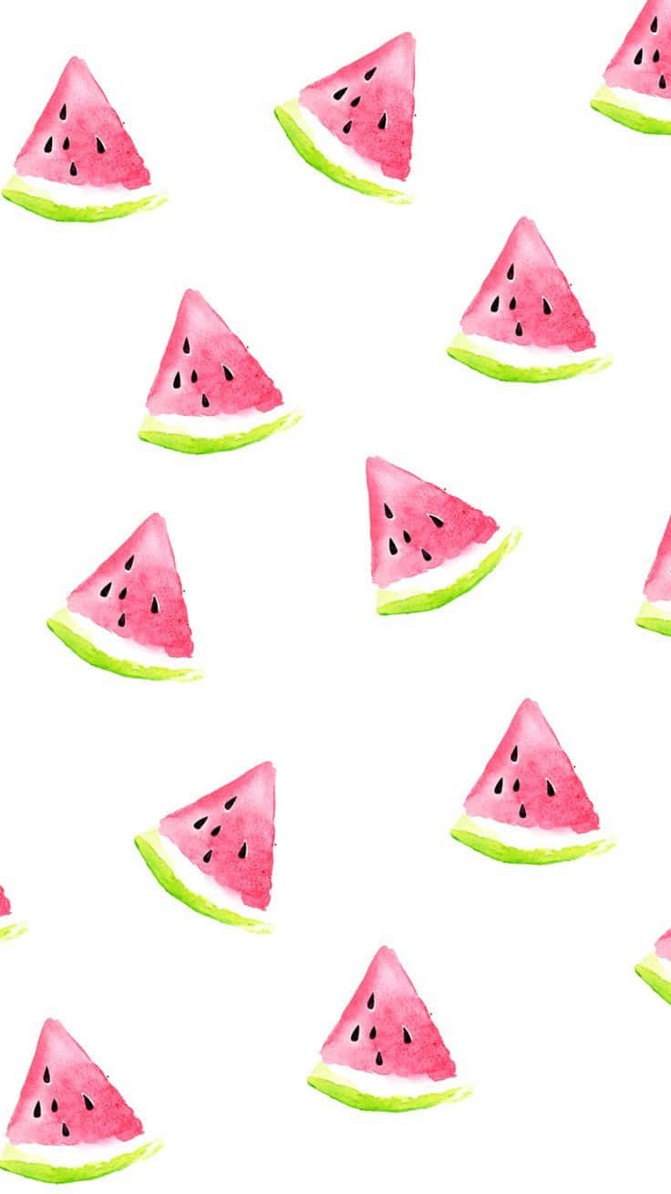 Stay Refreshed With A Watermelon Iphone Background