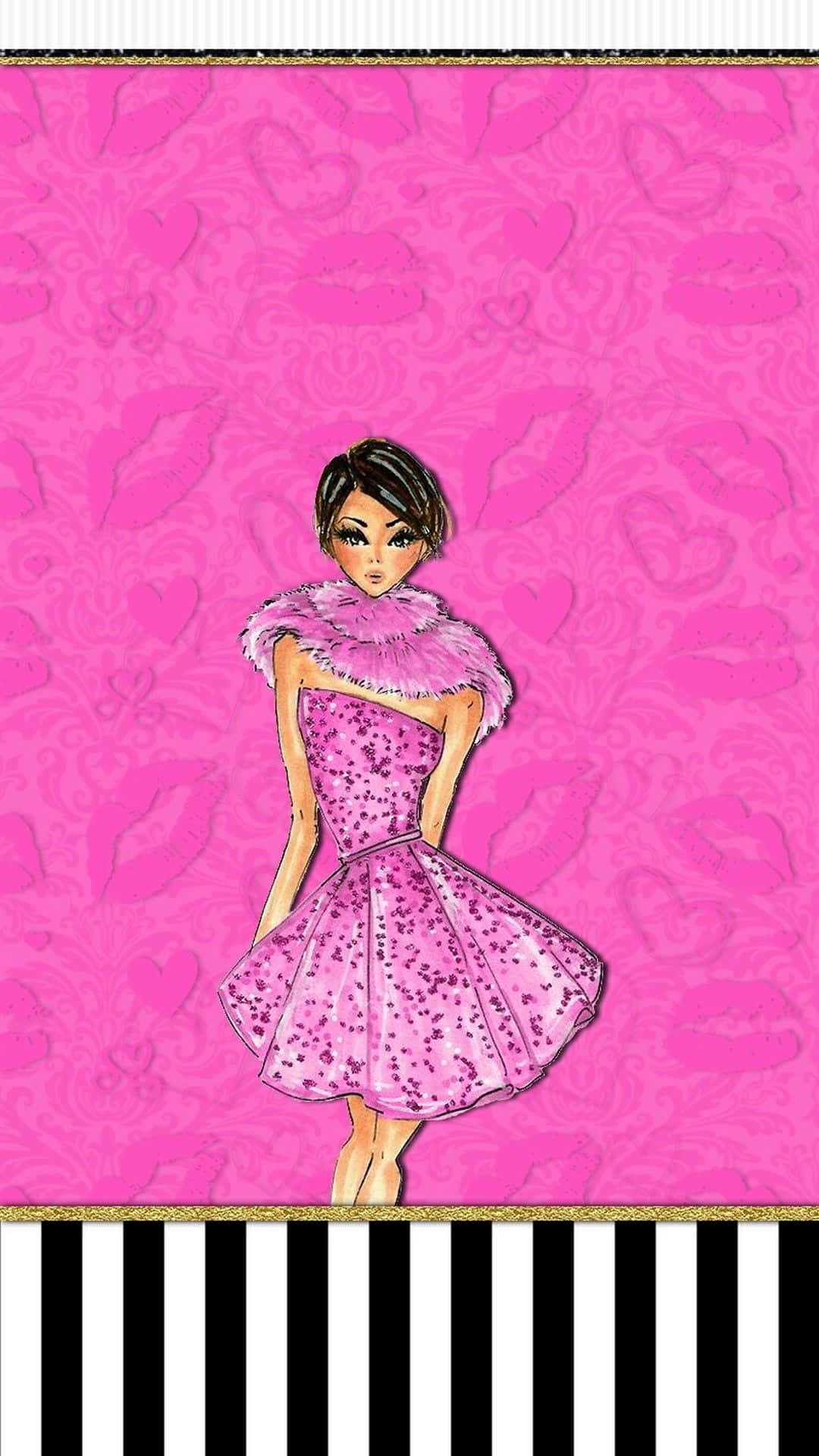 Stay Stylish And Girly With Pink Background